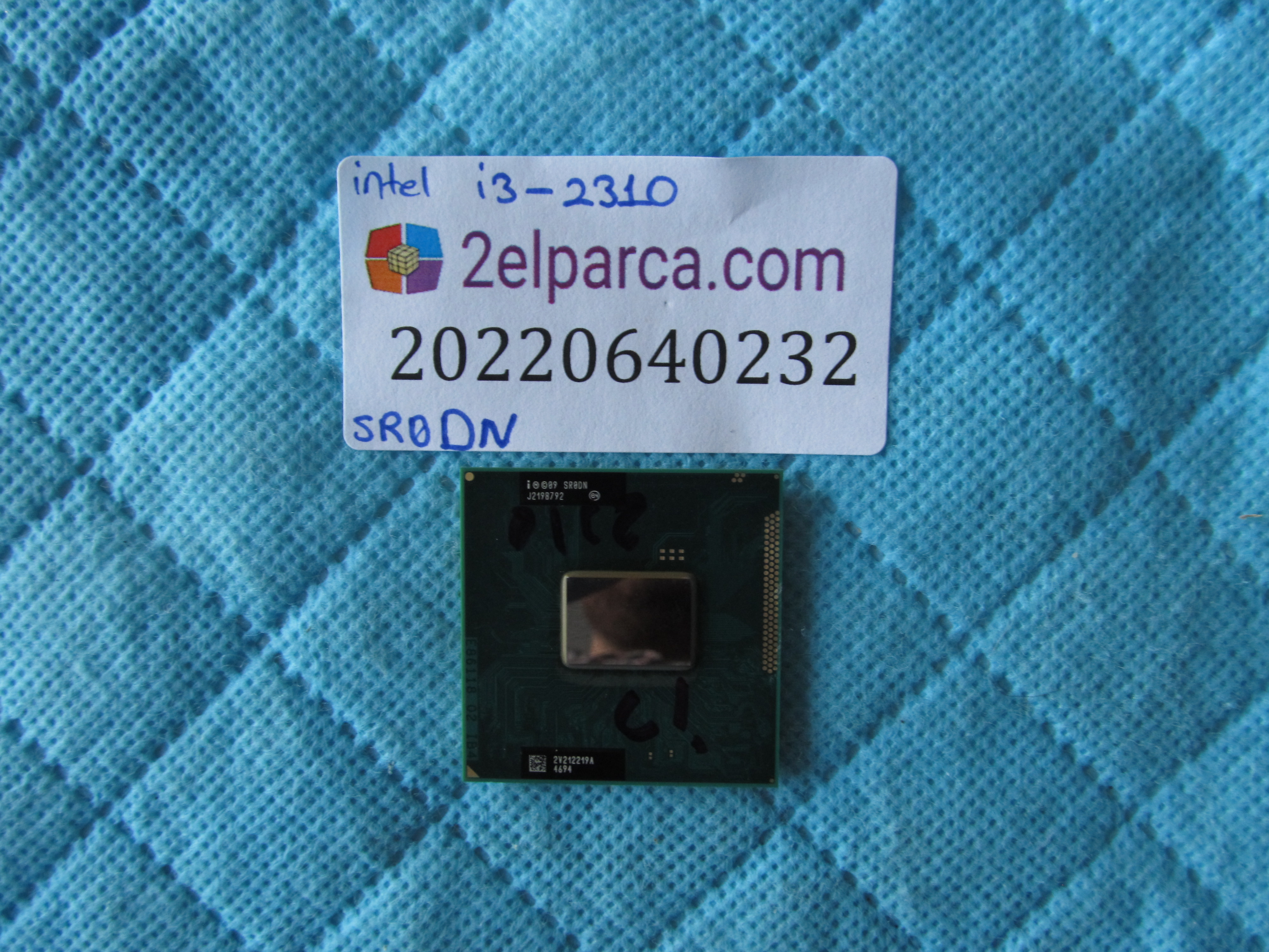 Intel i3-2350m cpu sr0dn