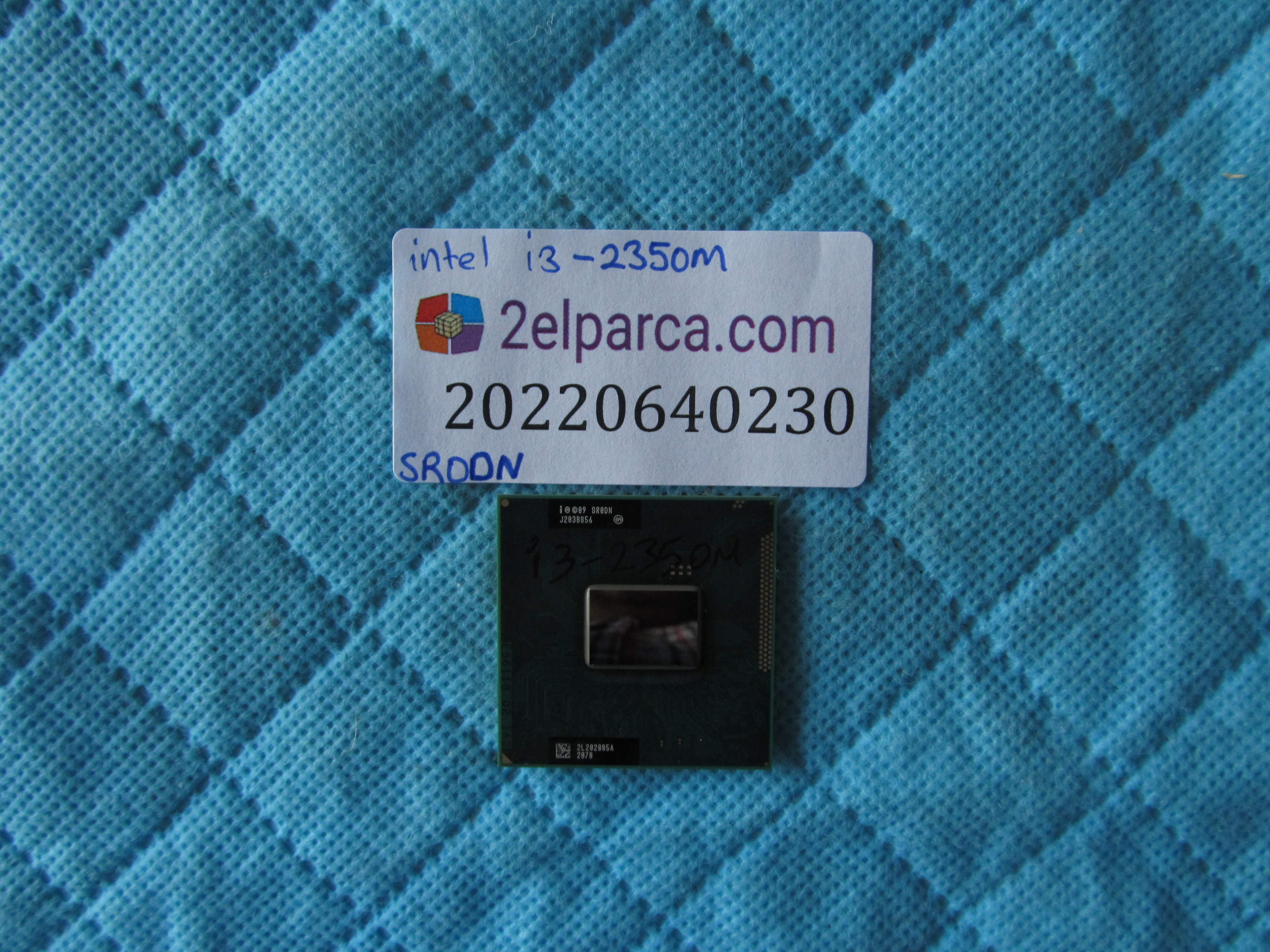 Intel i3-2350m cpu sr0dn