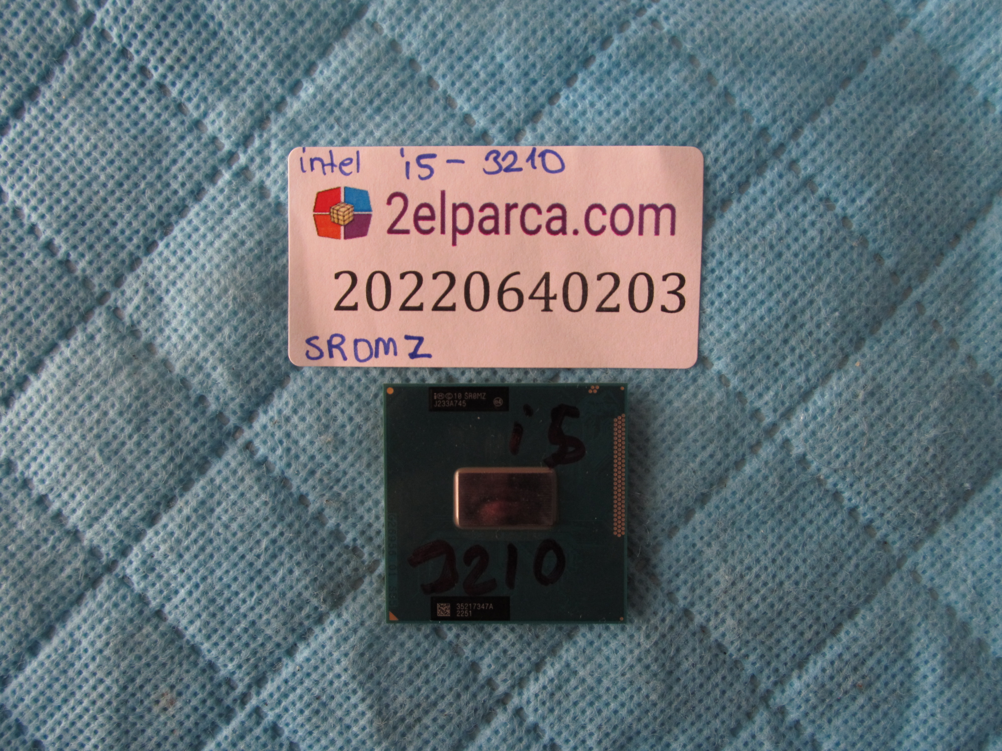 Intel core i5-3210m cpu sr0mz