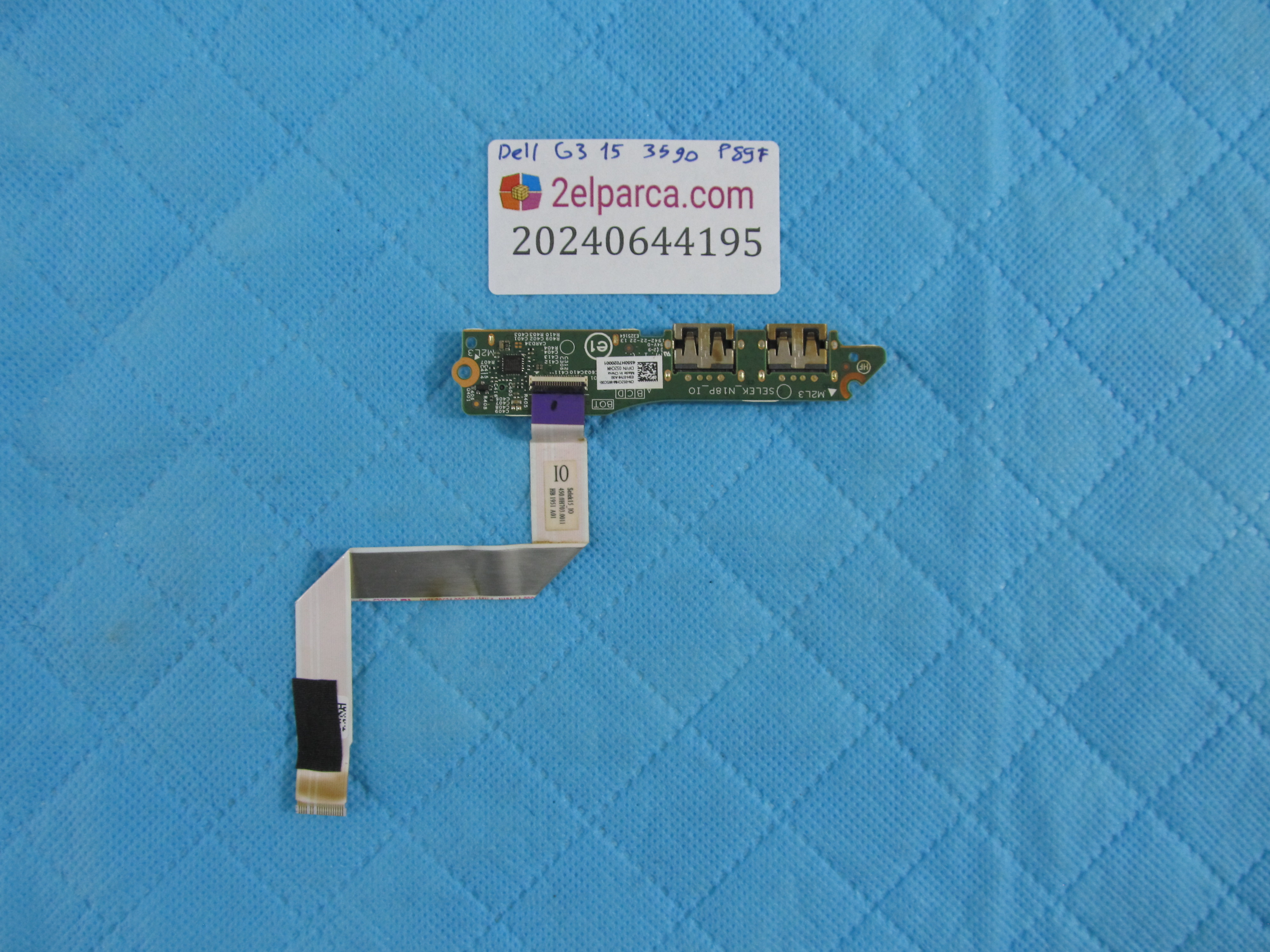 DELL Dell g3 15 3590 p89f usb board flex 9. nesil cpu uyumlu orjinal ürün küçük görsel 2