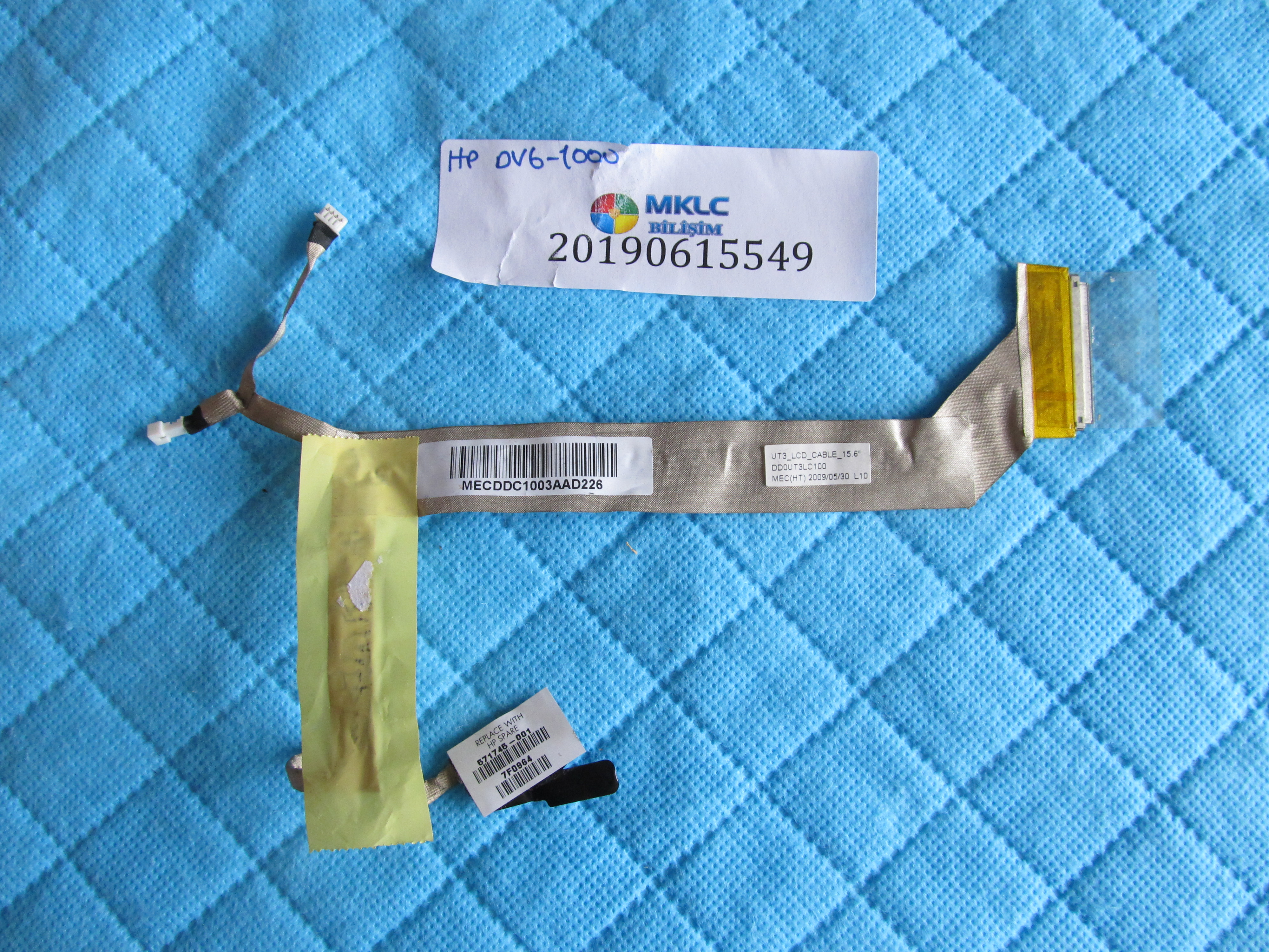 Hp dv6-1000 led data kablo