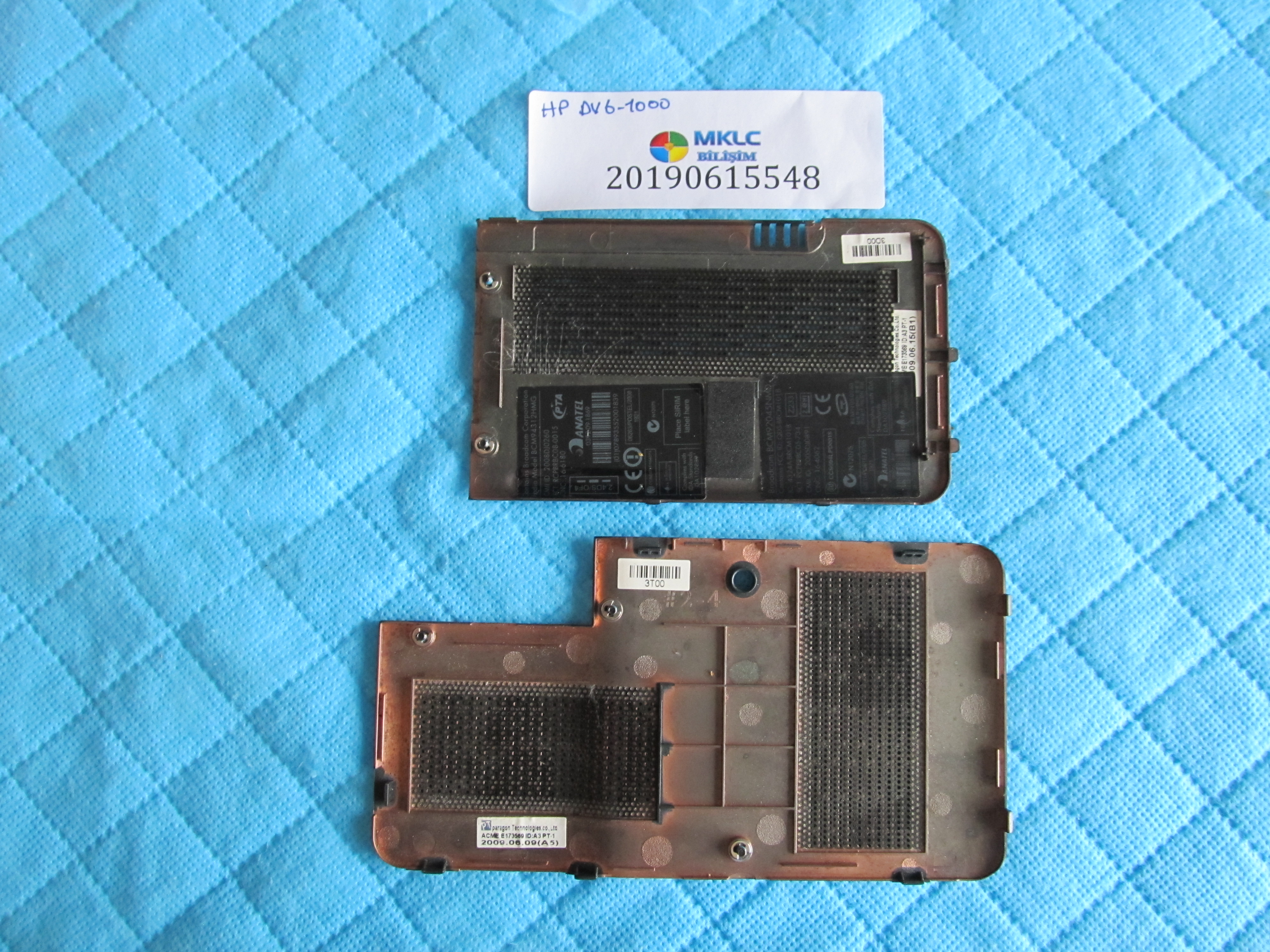 HP Hp dv6-1000 alt kasa kapaklari küçük görsel 2