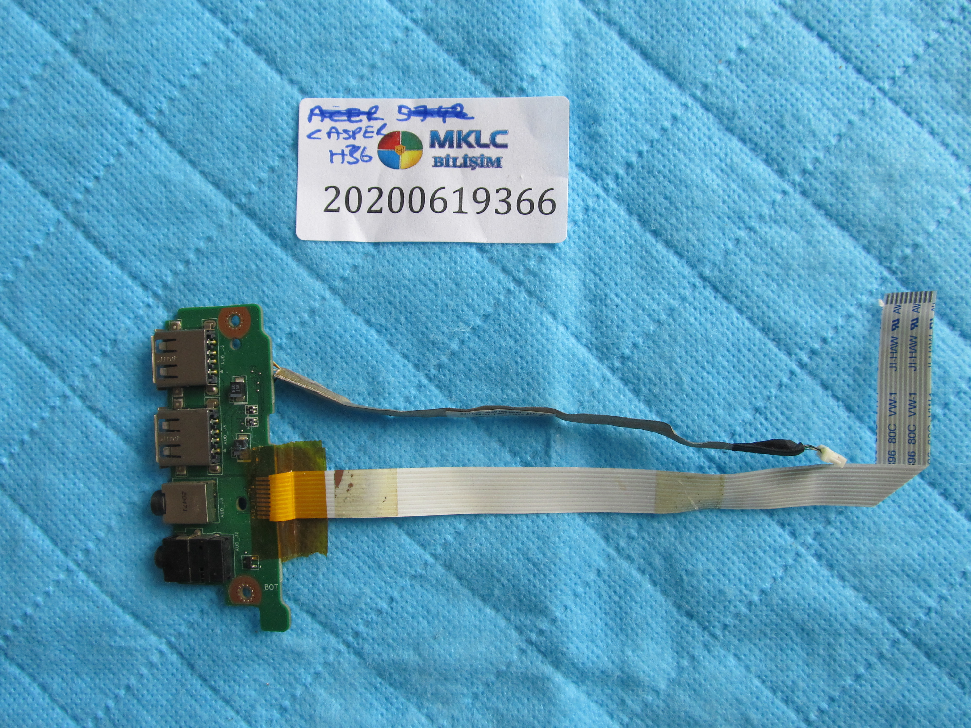 Casper h36 usb port flex ve ses karti
