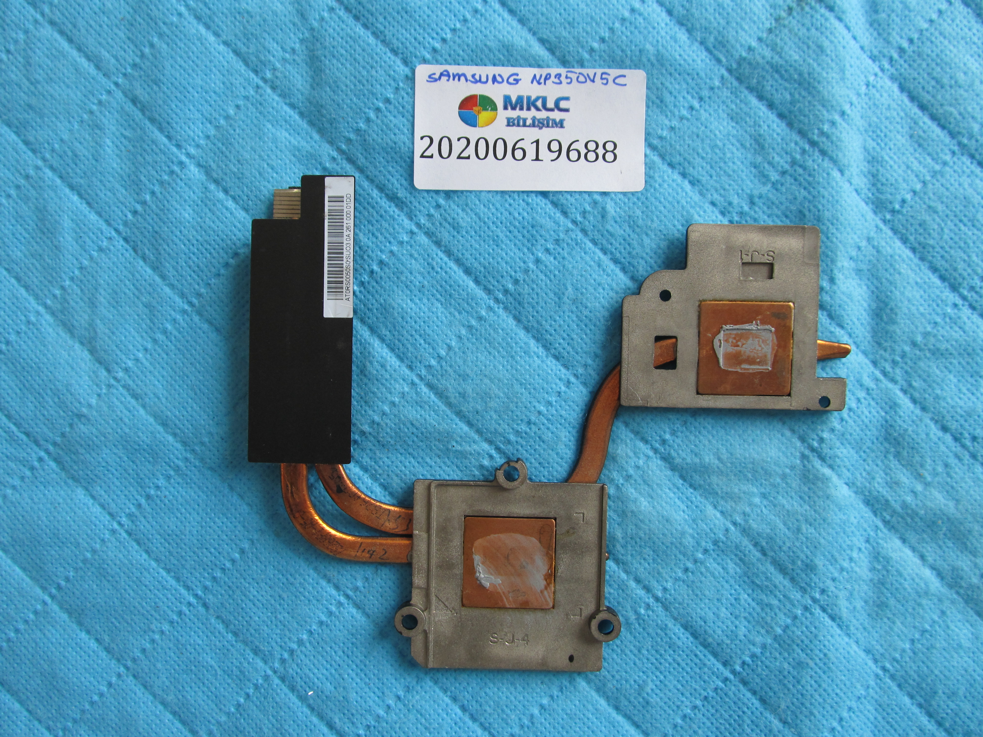 SAMSUNG Samsung np350v5c bakir soğutucu (heatsink) küçük görsel 2