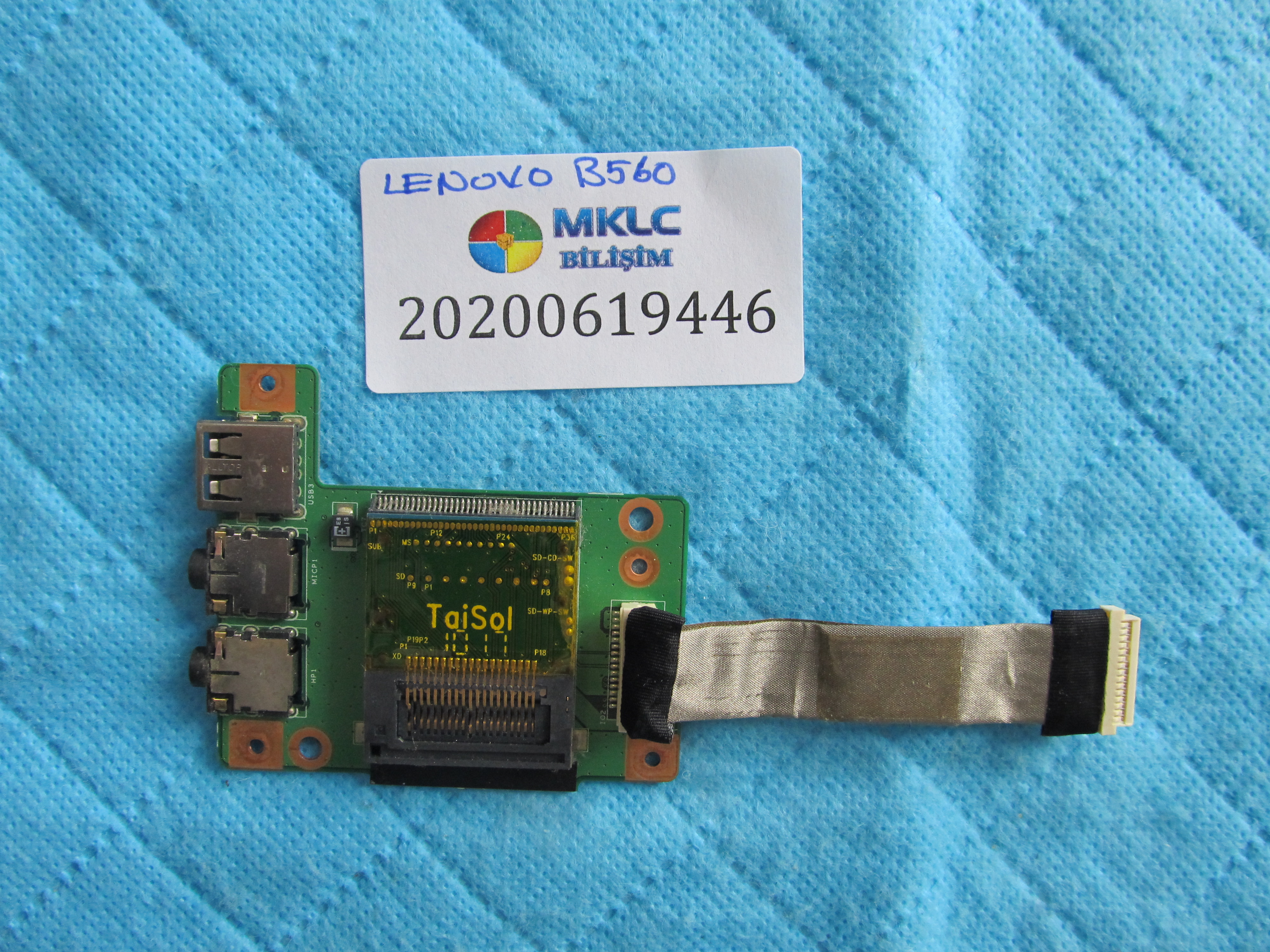 Lenovo b560 usb port flex ve ses karti