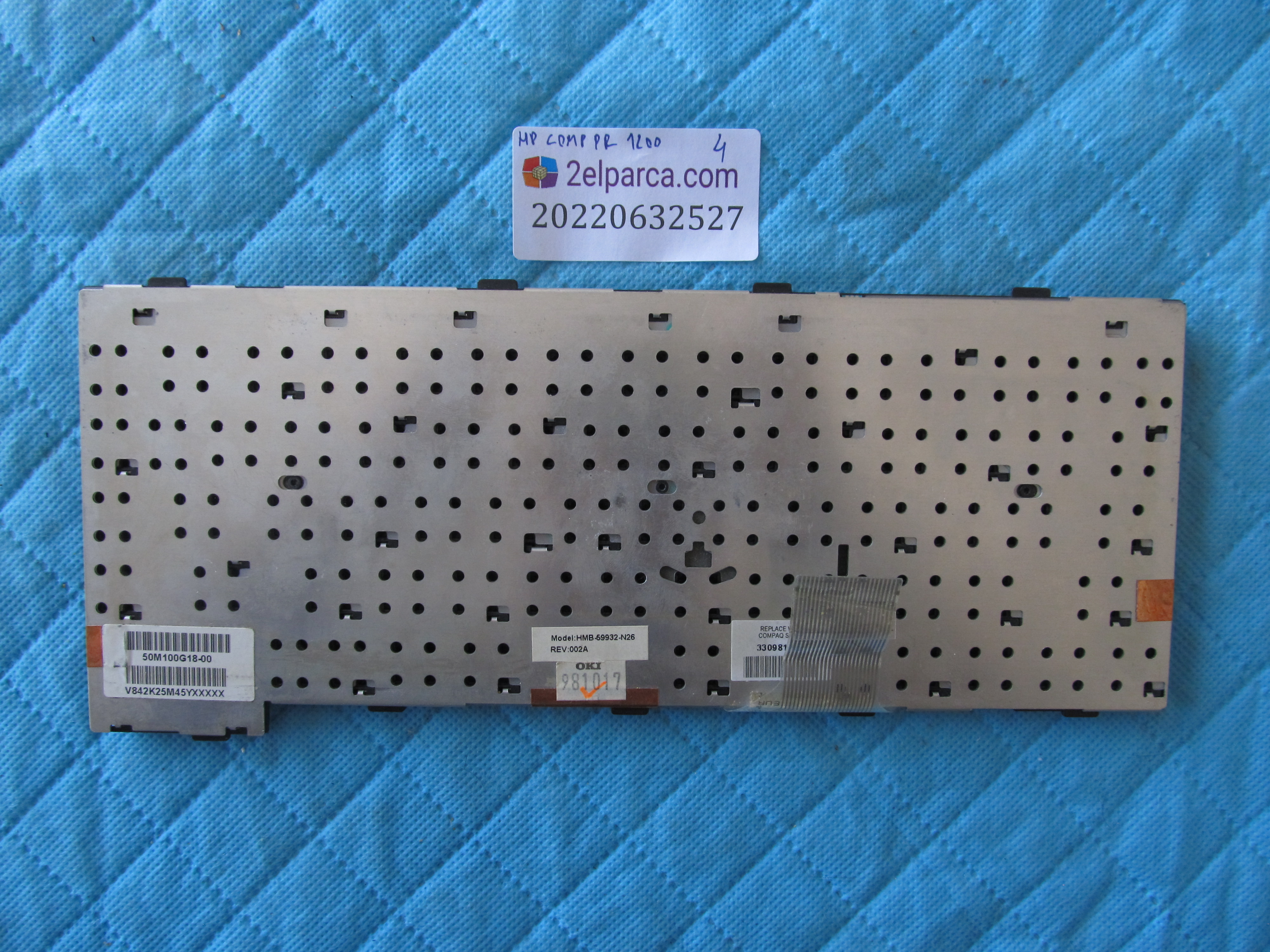 HP Hp compaq 1200 klavye orjinal ürün küçük görsel 2