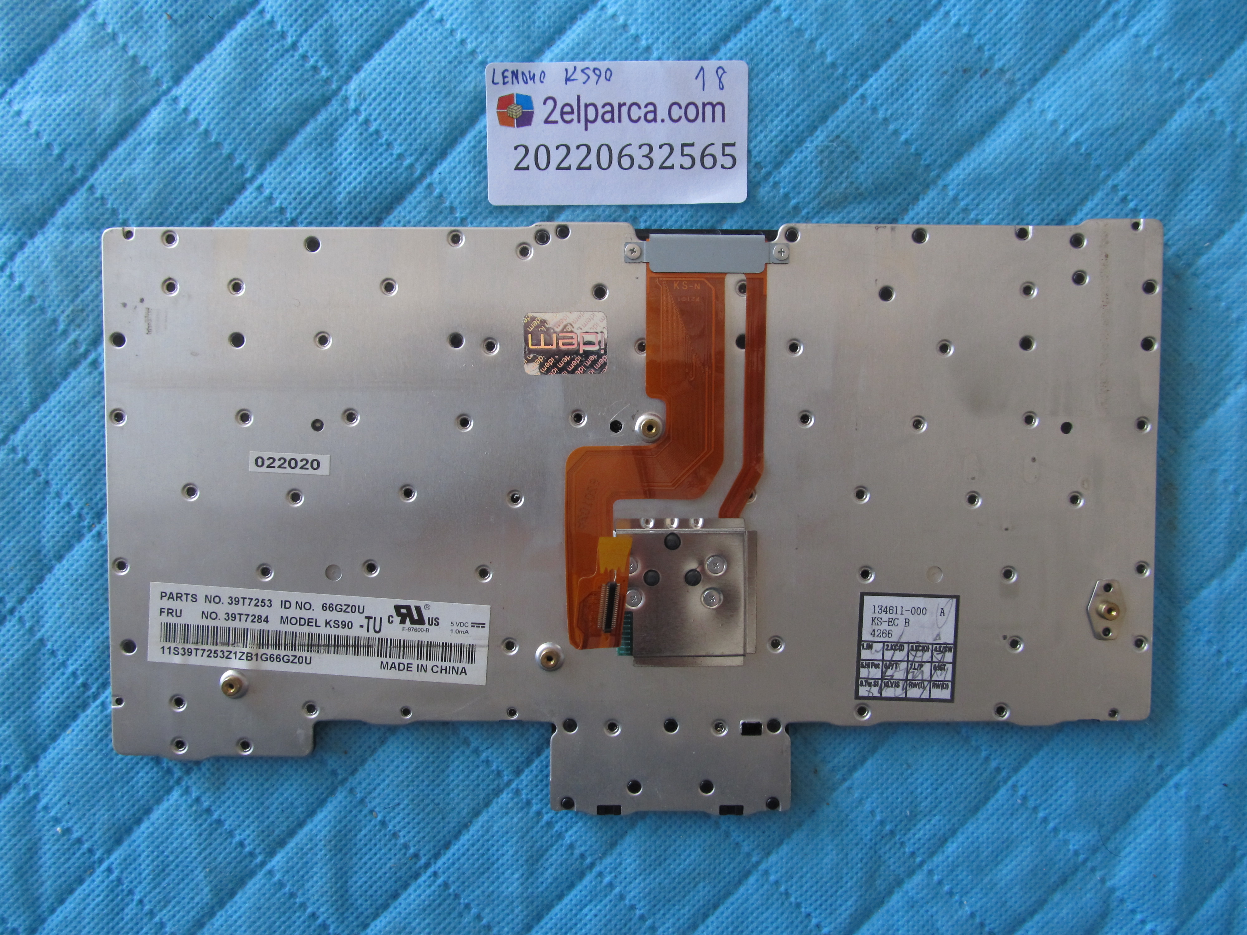 LENOVO Lenovo k590 klavye orjinal ürün küçük görsel 2