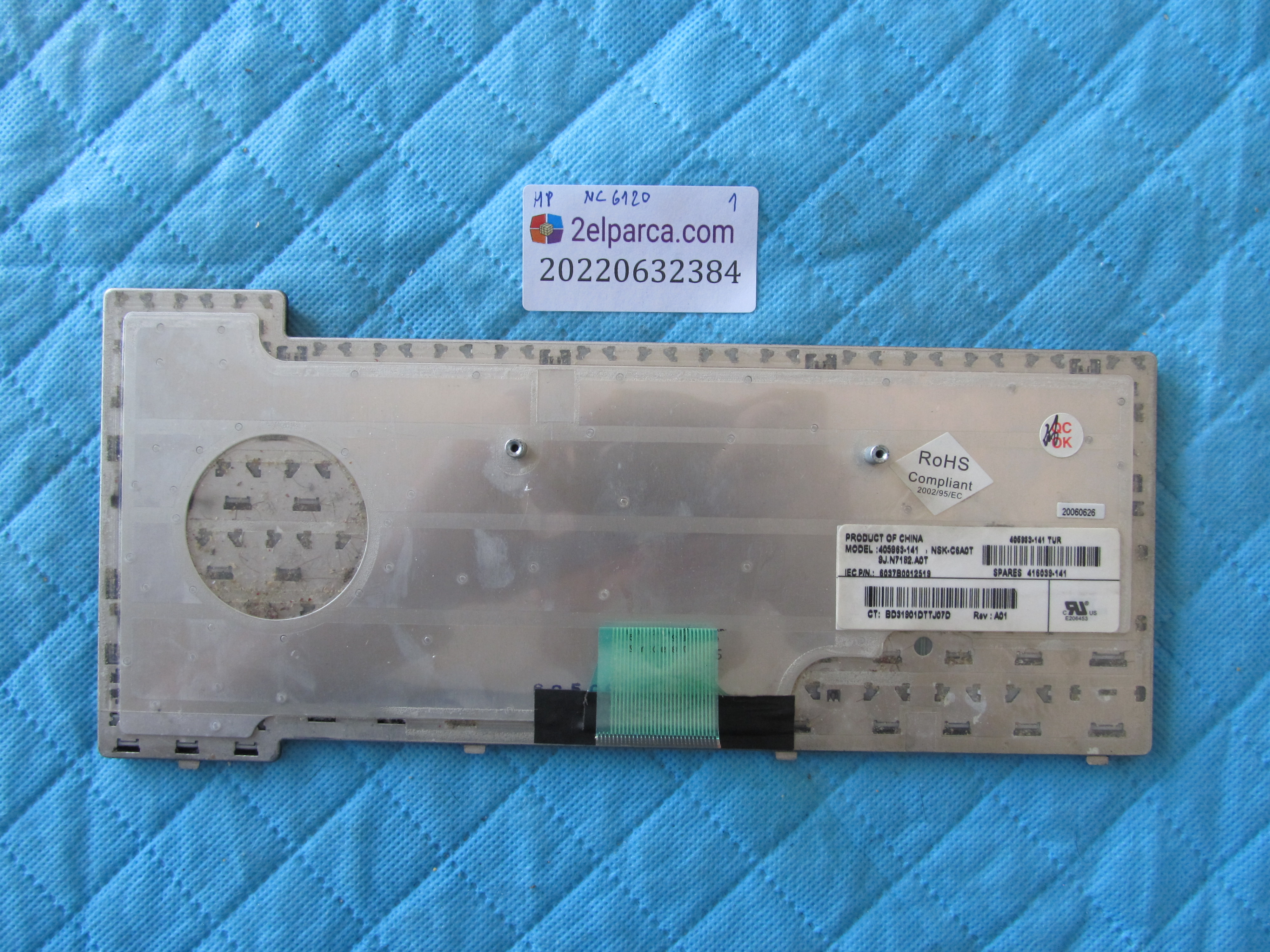 HP Hp nc6120 klavye orjinal ürün küçük görsel 2