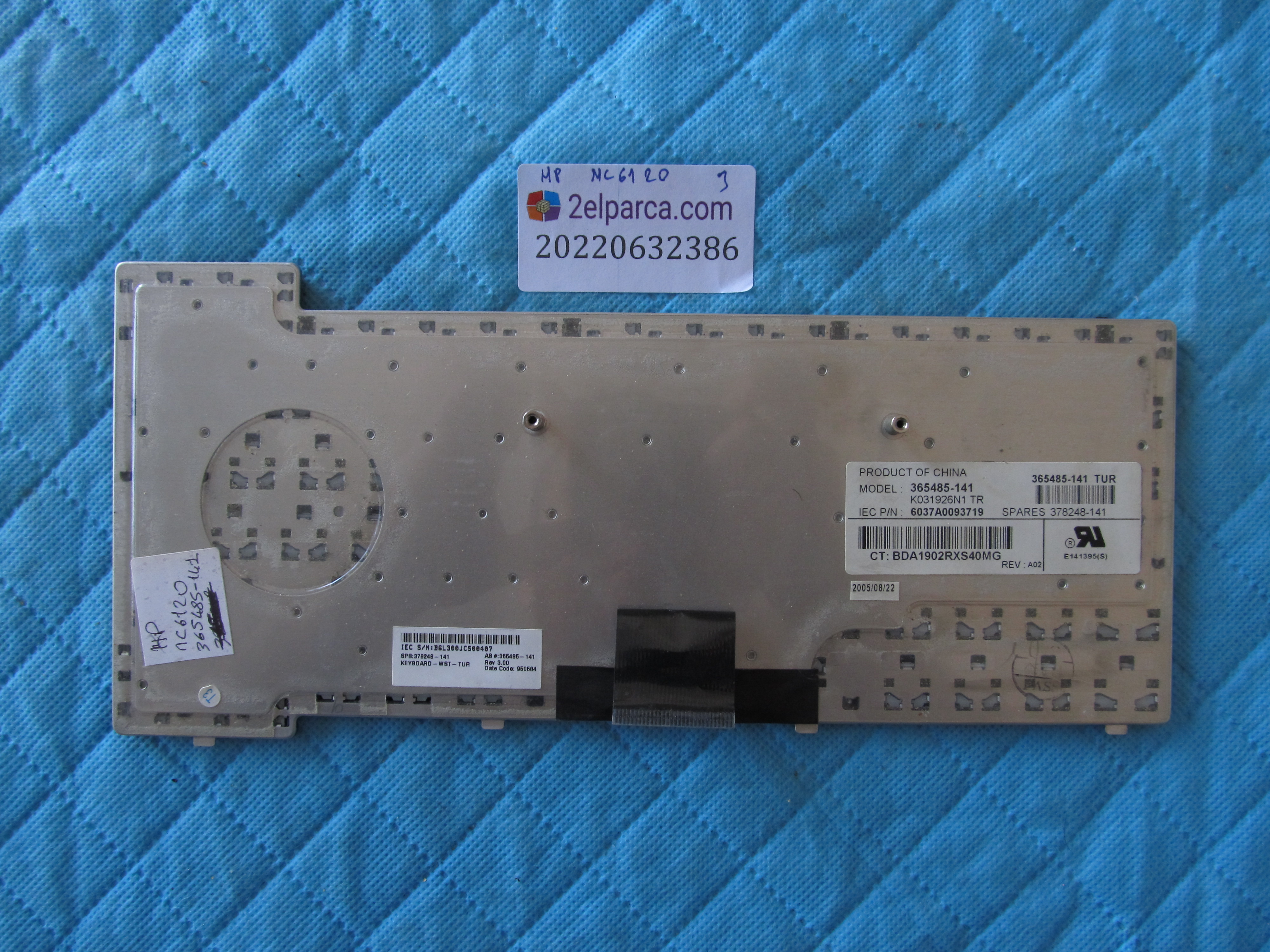 HP Hp nc6120 klavye orjinal ürün küçük görsel 2