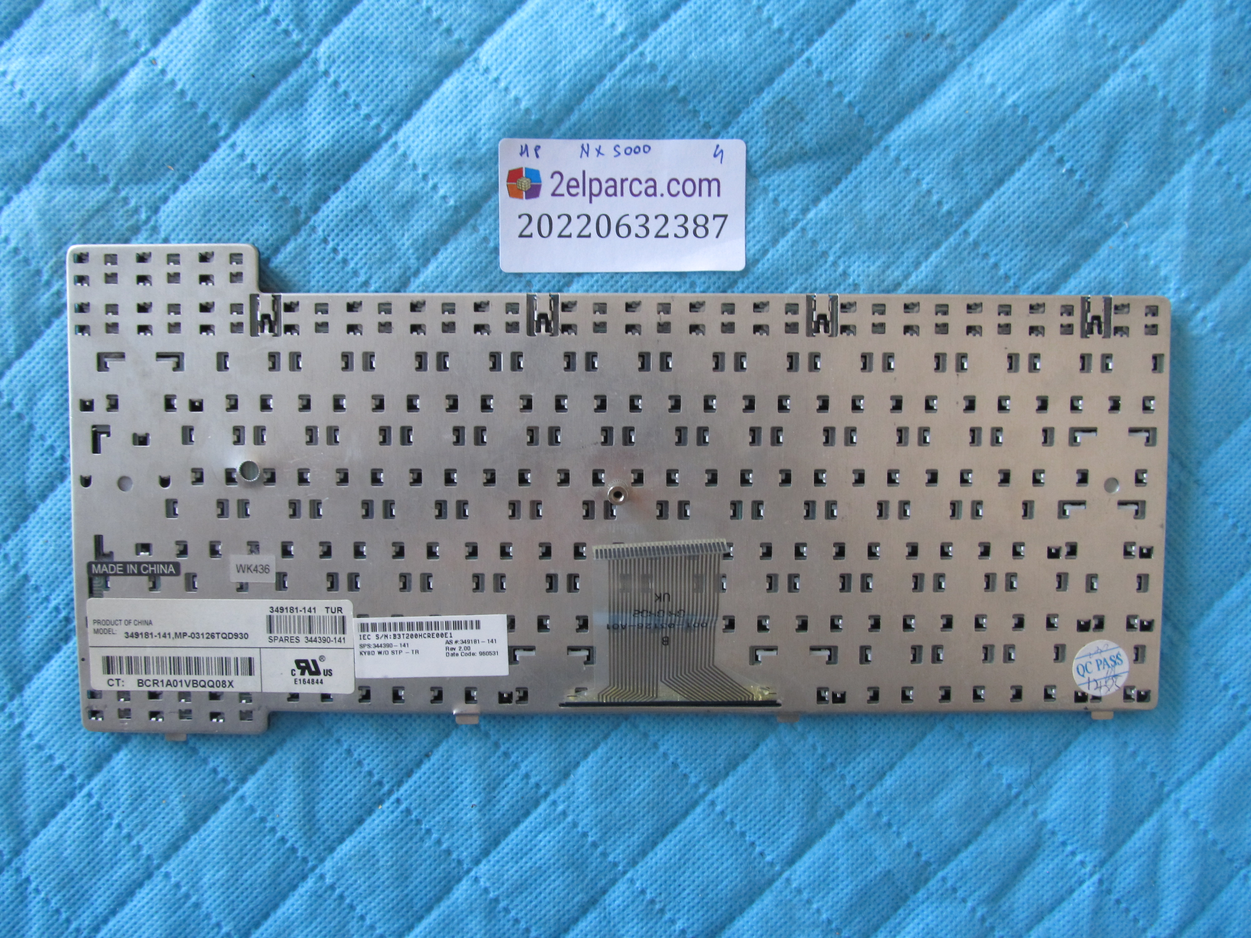 HP Hp nx5000 klavye orjinal ürün küçük görsel 2