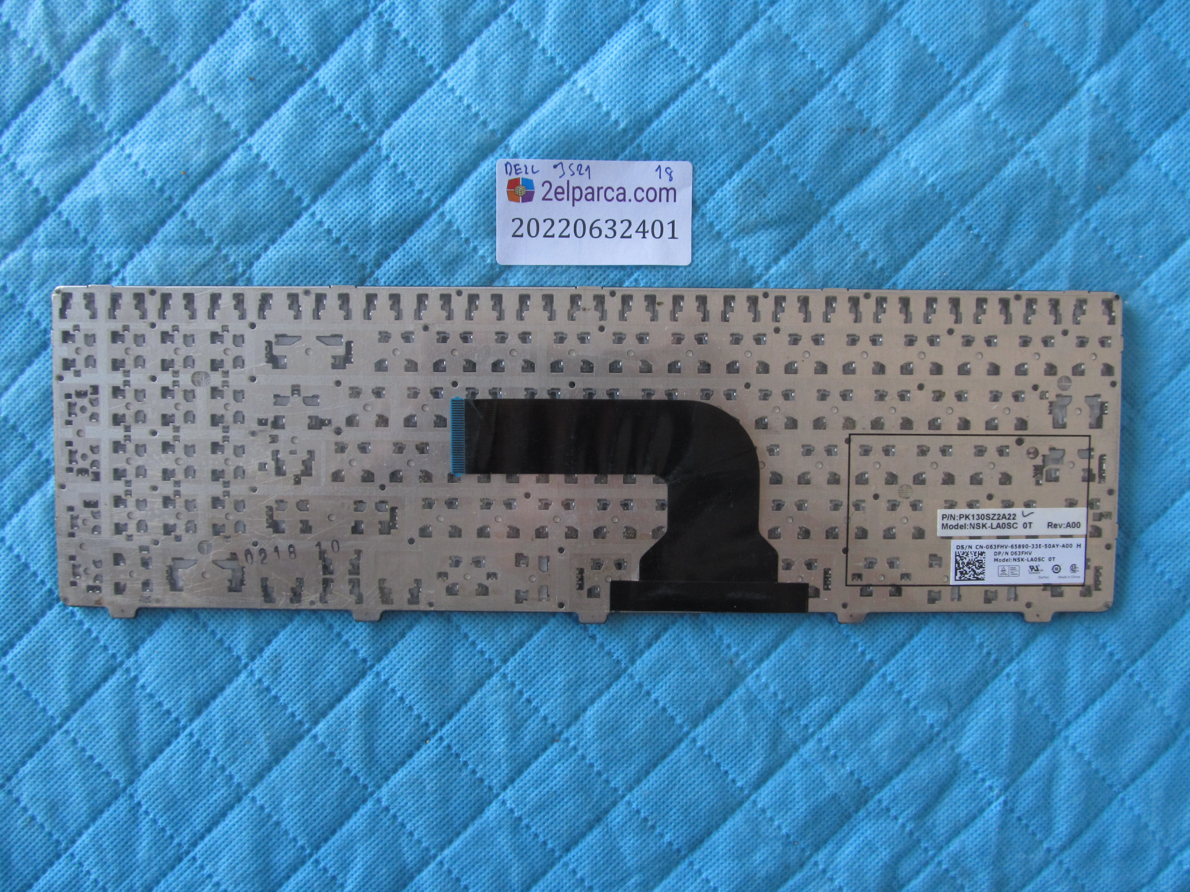 DELL Dell 5521 klavye 3521 orjinal ürün küçük görsel 2
