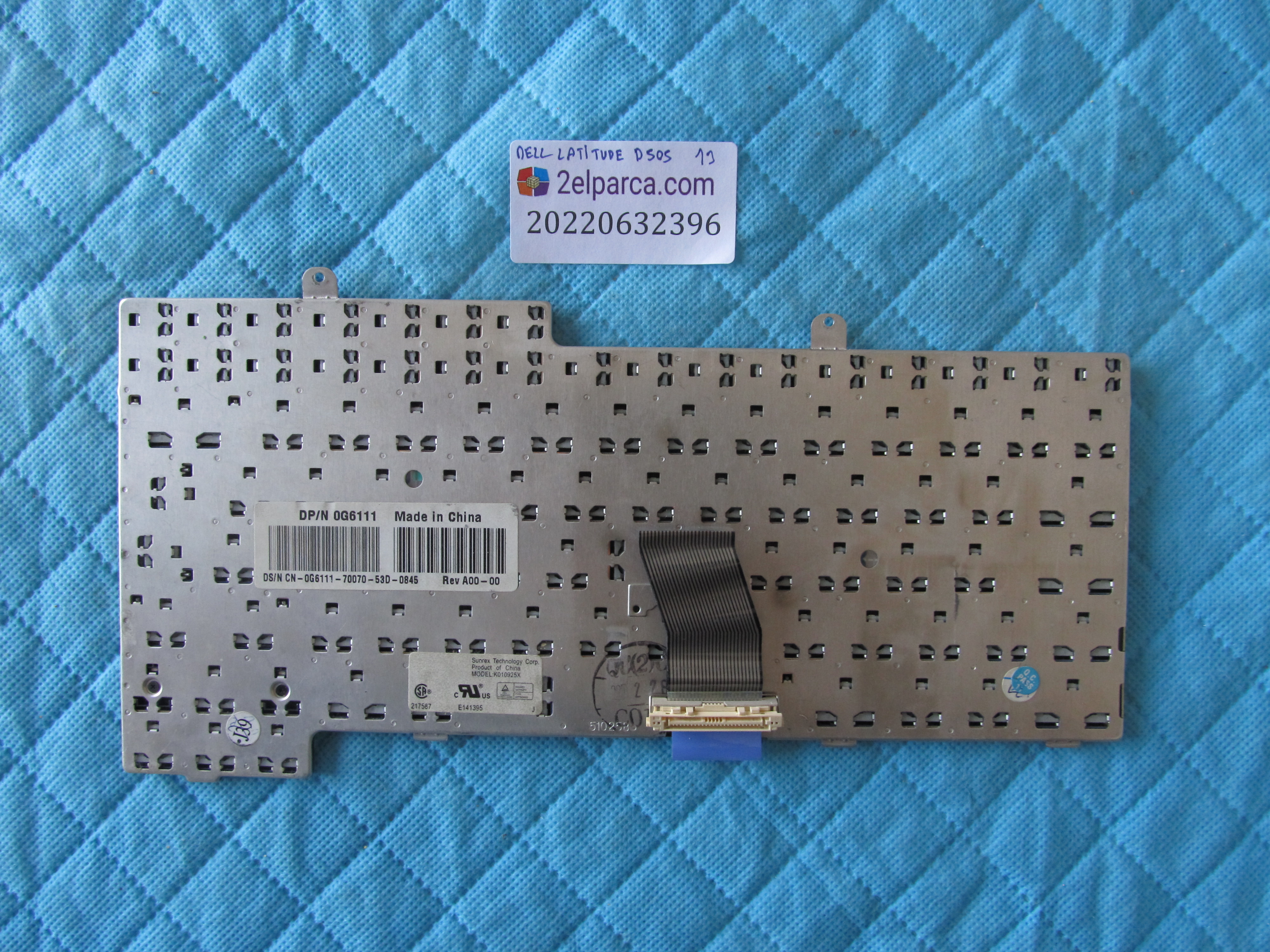 DELL Dell latitude d505 klavye orjinal ürün küçük görsel 2