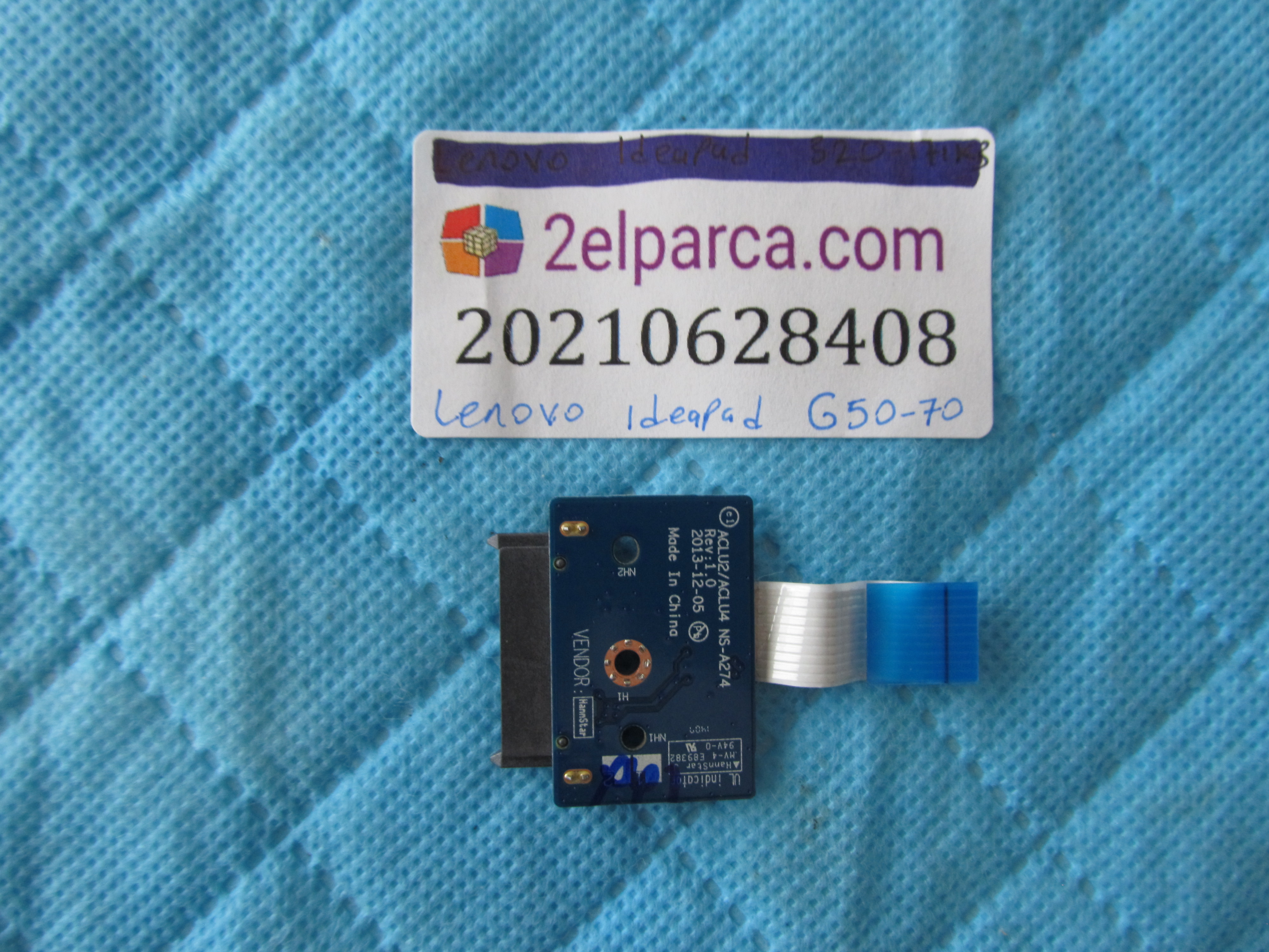 LENOVO Lenovo ideapad g50-70 dvd board flex orjinal ürün küçük görsel 2