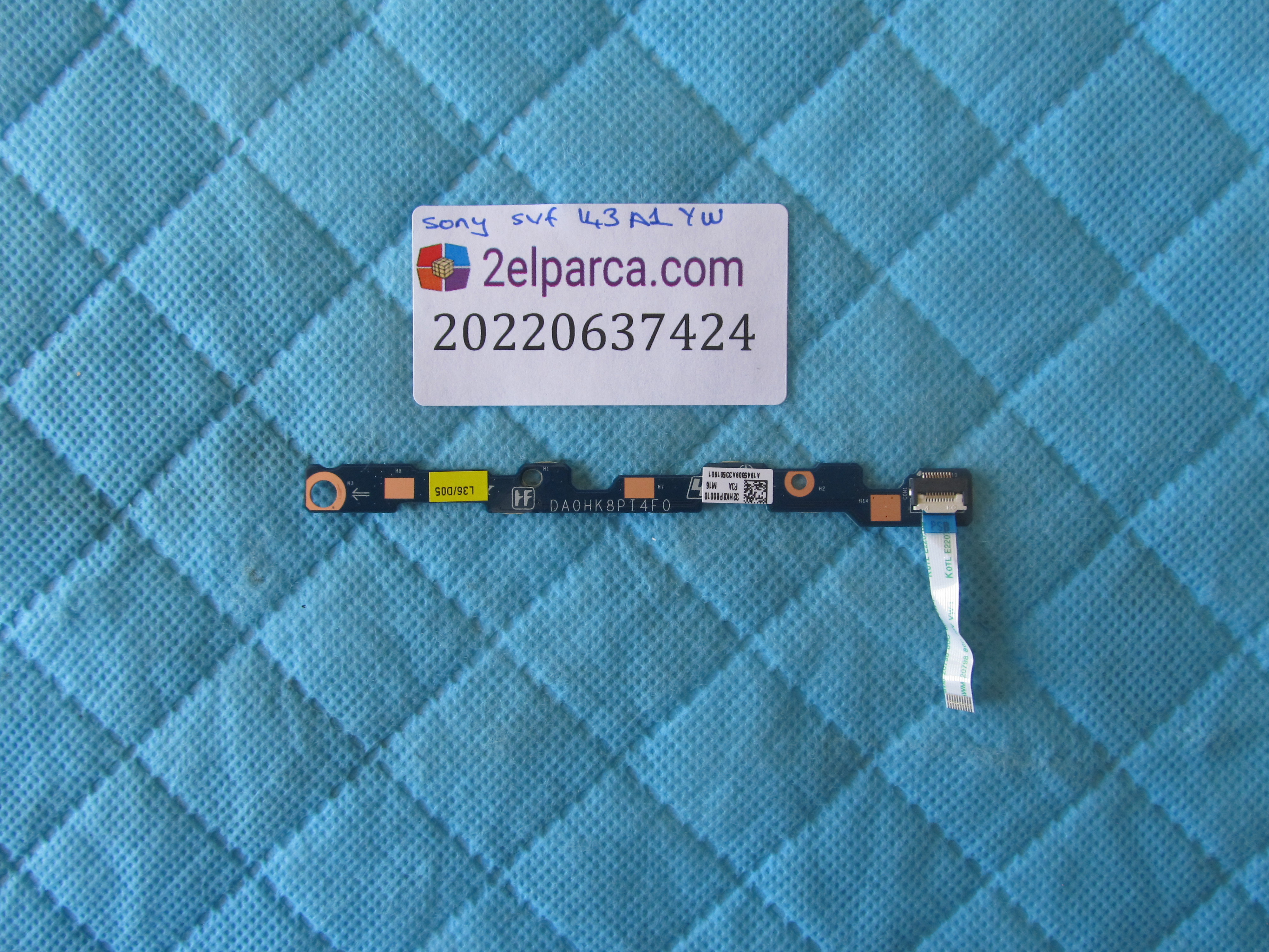 SONY Sony svf143a1yw tetik karti flex orjinal ürün küçük görsel 2