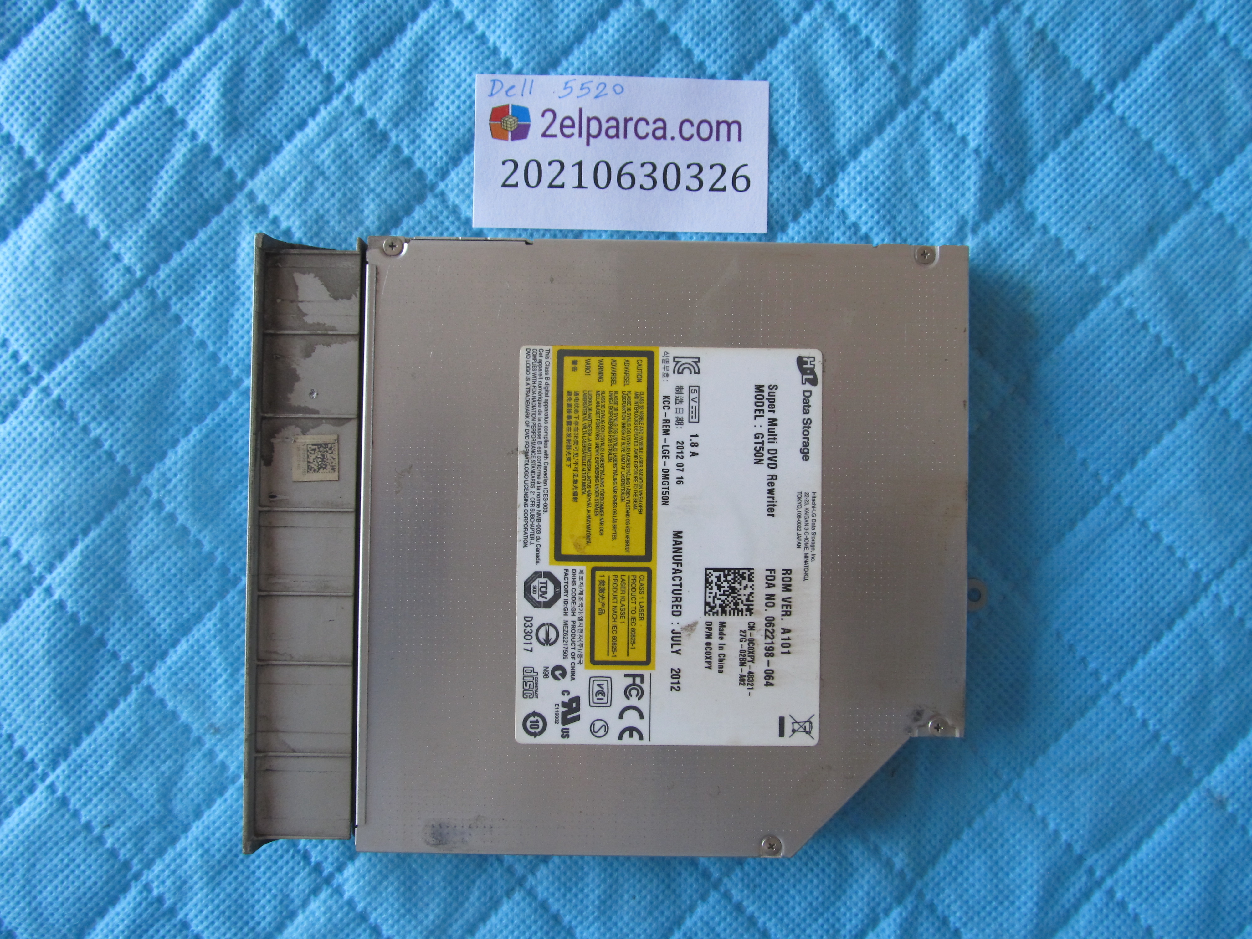 DELL Dell 5520 dvd küçük görsel 2