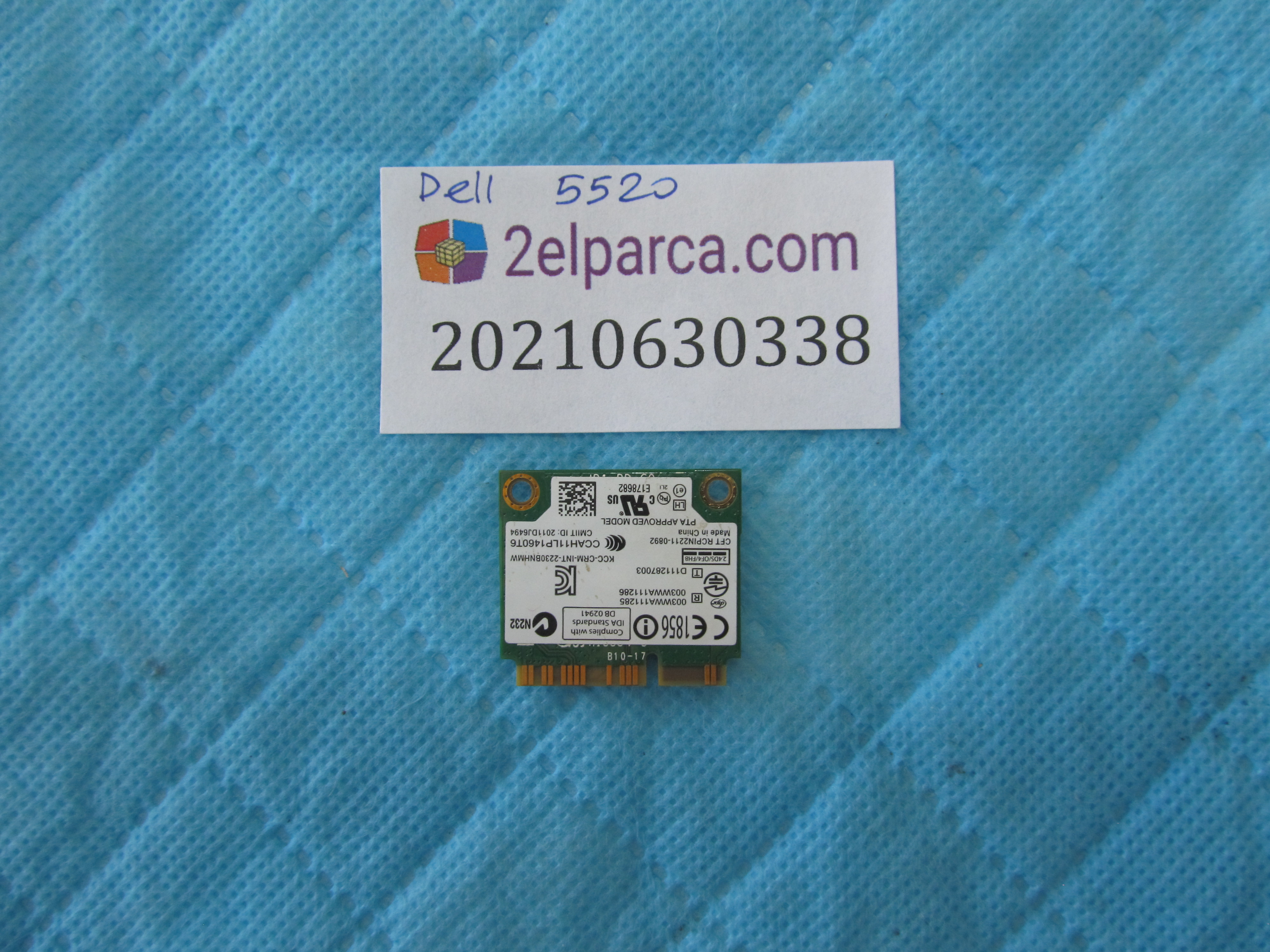 DELL Dell 5520 wifi karti orjinal ürün küçük görsel 2