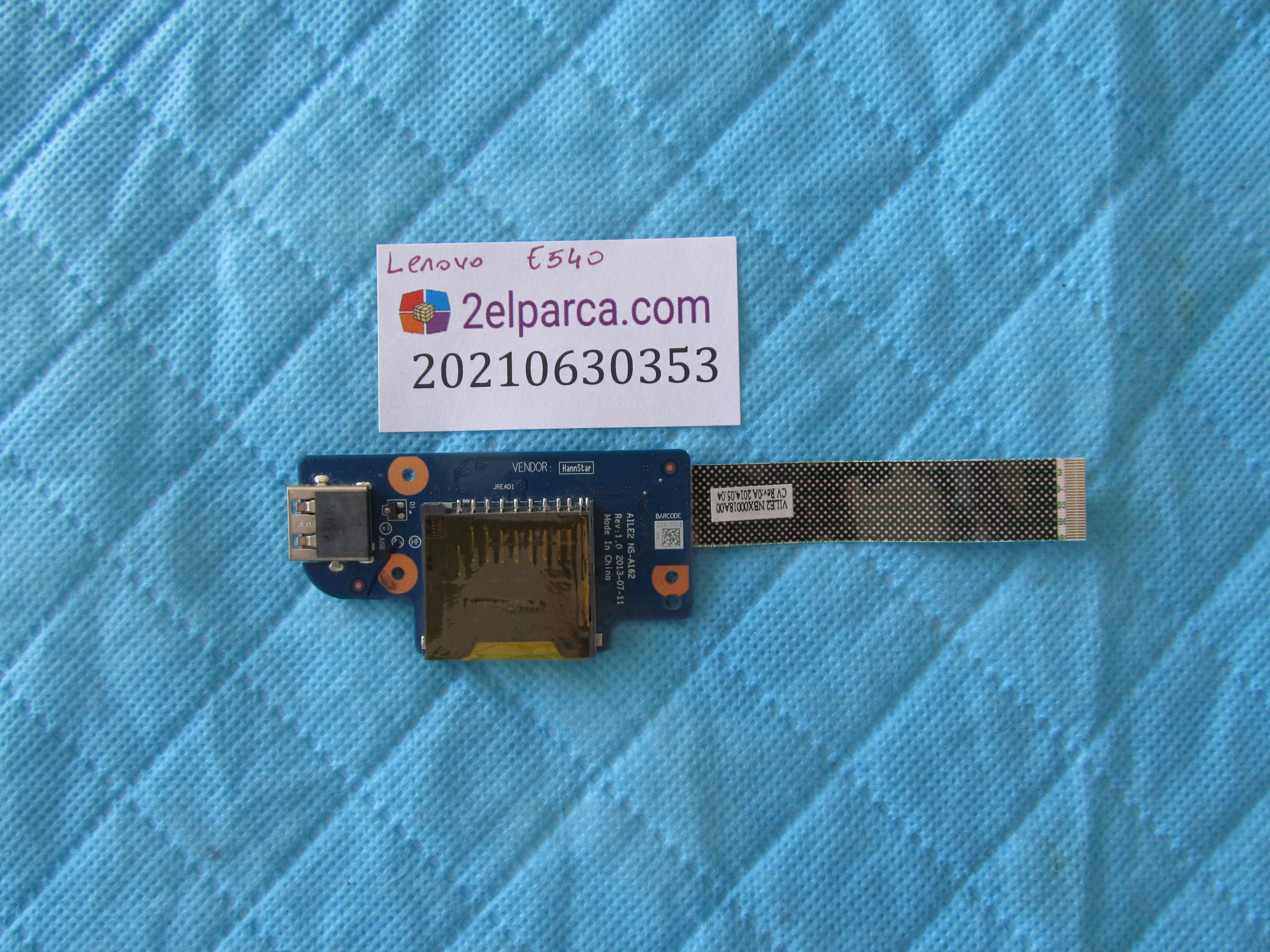 LENOVO Lenovo thinkpad e540 usb ve kart okuyucu board flex orjinal ürün küçük görsel 2