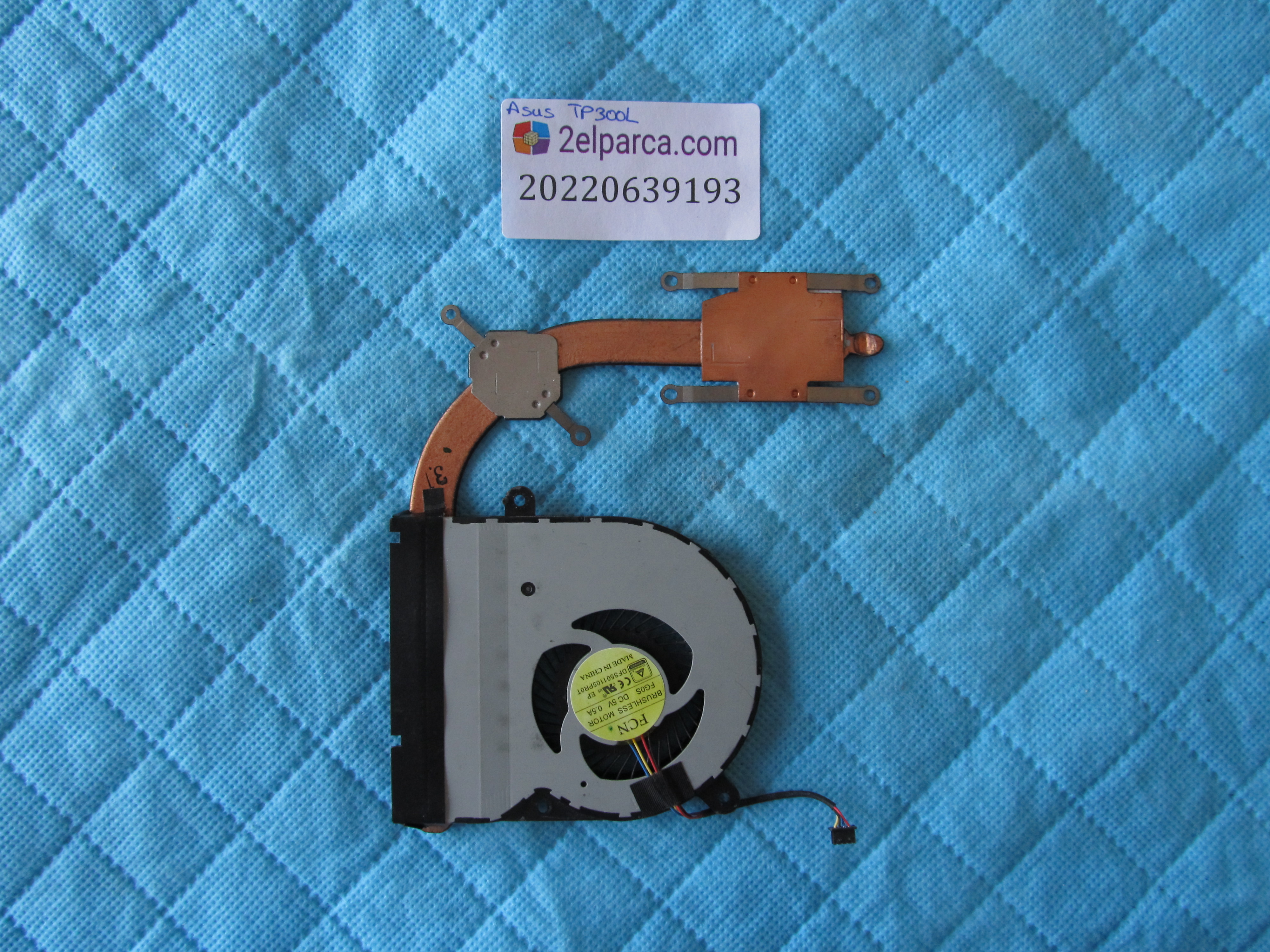 ASUS Asus tp300l fan soğutucu bakir heatsink orjinal ürün küçük görsel 2