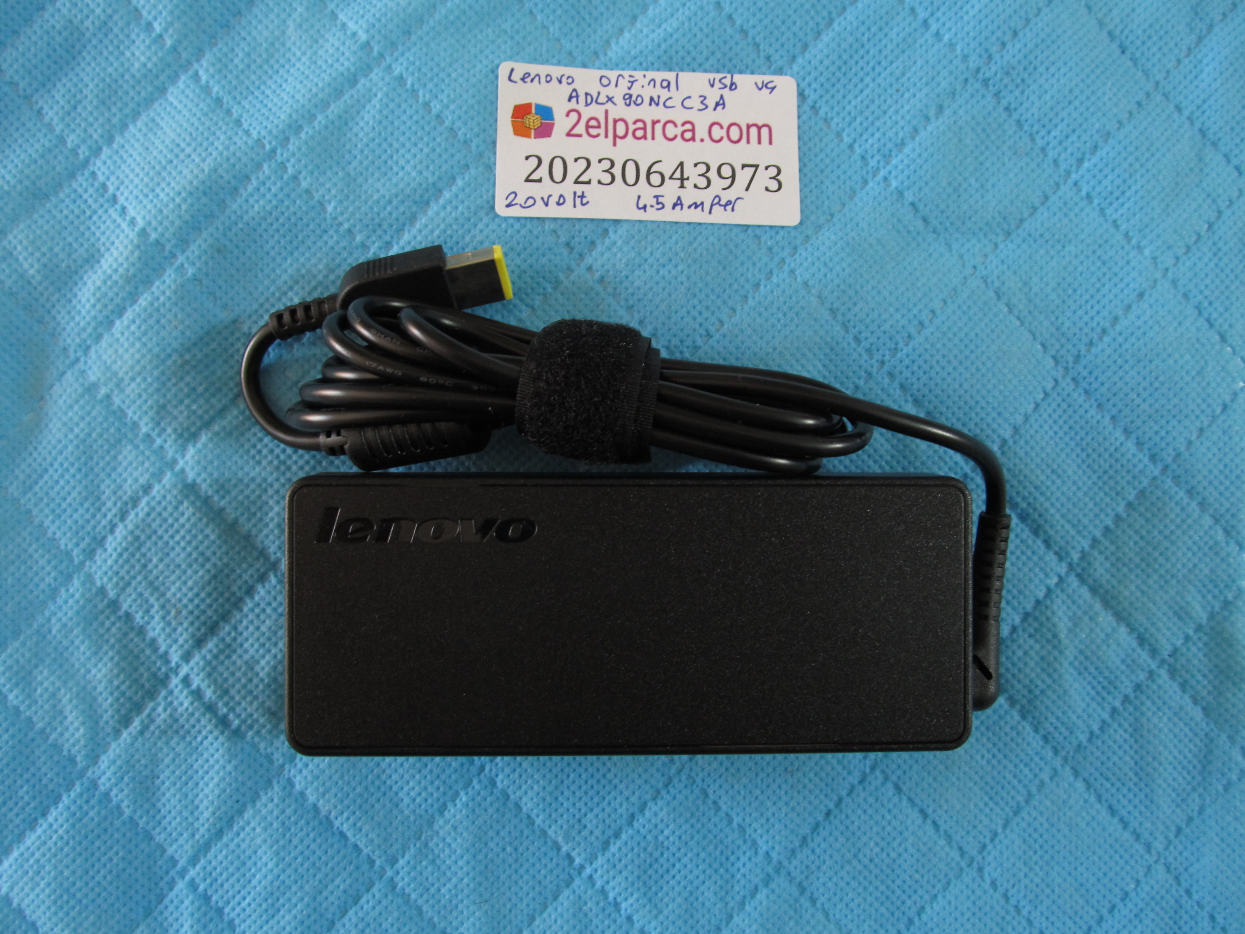 Lenovo orjinal adaptör usb uç adlx90ncc3a 20volt 4.5amper 90watt orjinal ürün