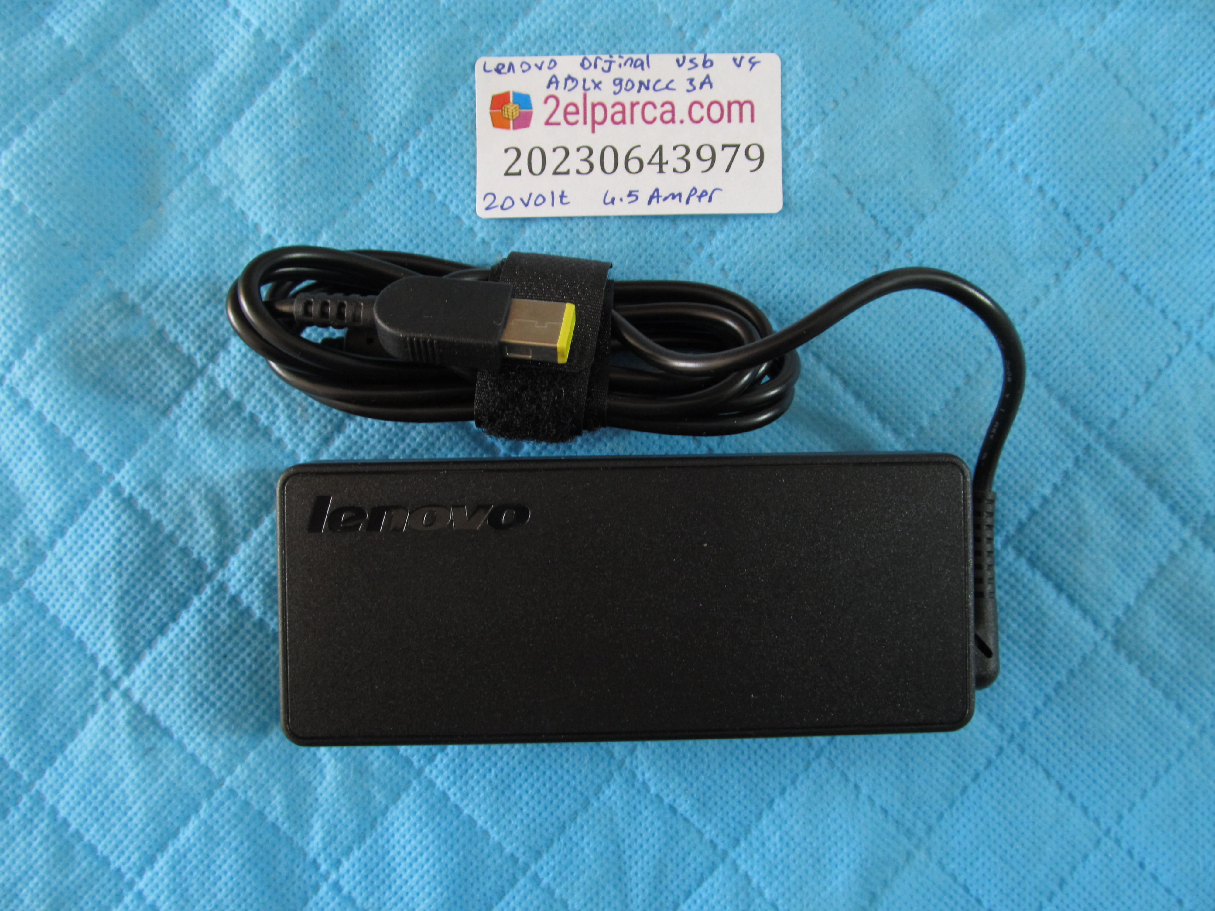 Lenovo orjinal adaptör usb uç adlx90ncc3a 20volt 4.5amper 90watt orjinal ürün