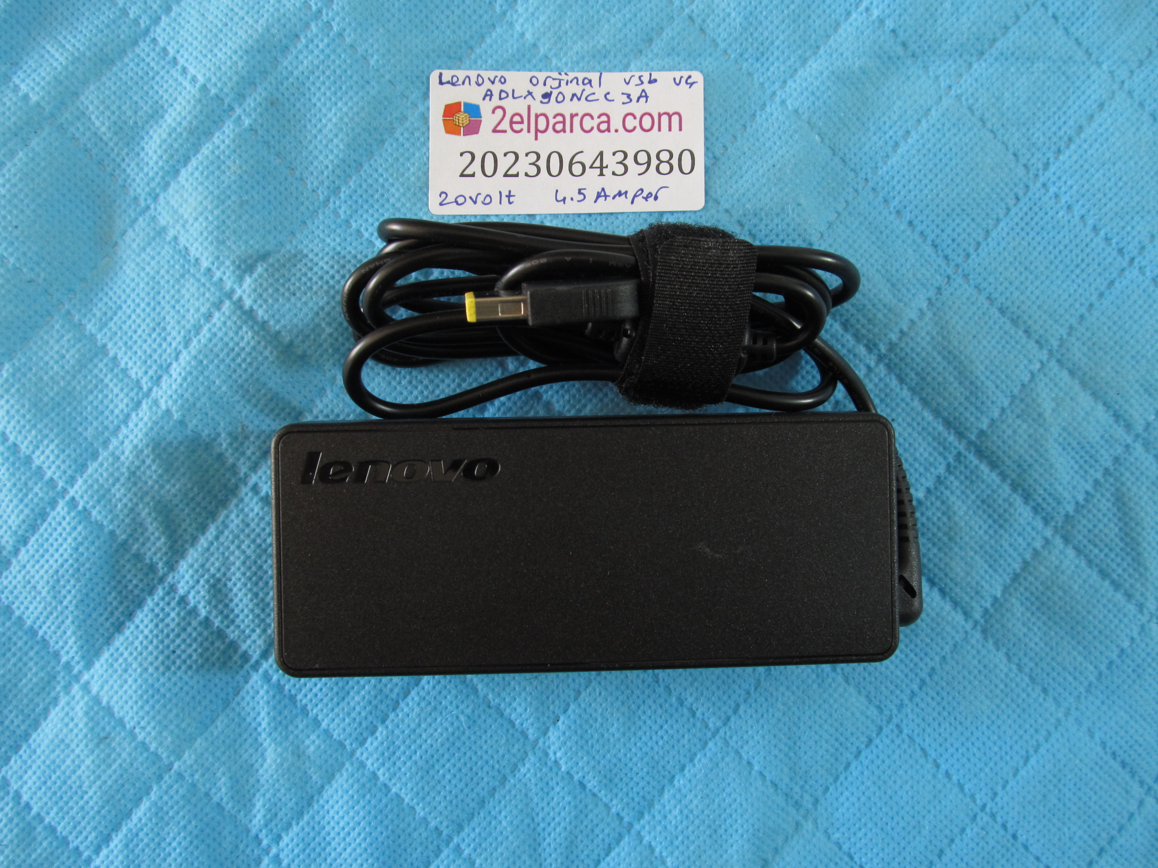 Lenovo orjinal adaptör usb uç adlx90ncc3a 20volt 4.5amper 90watt orjinal ürün