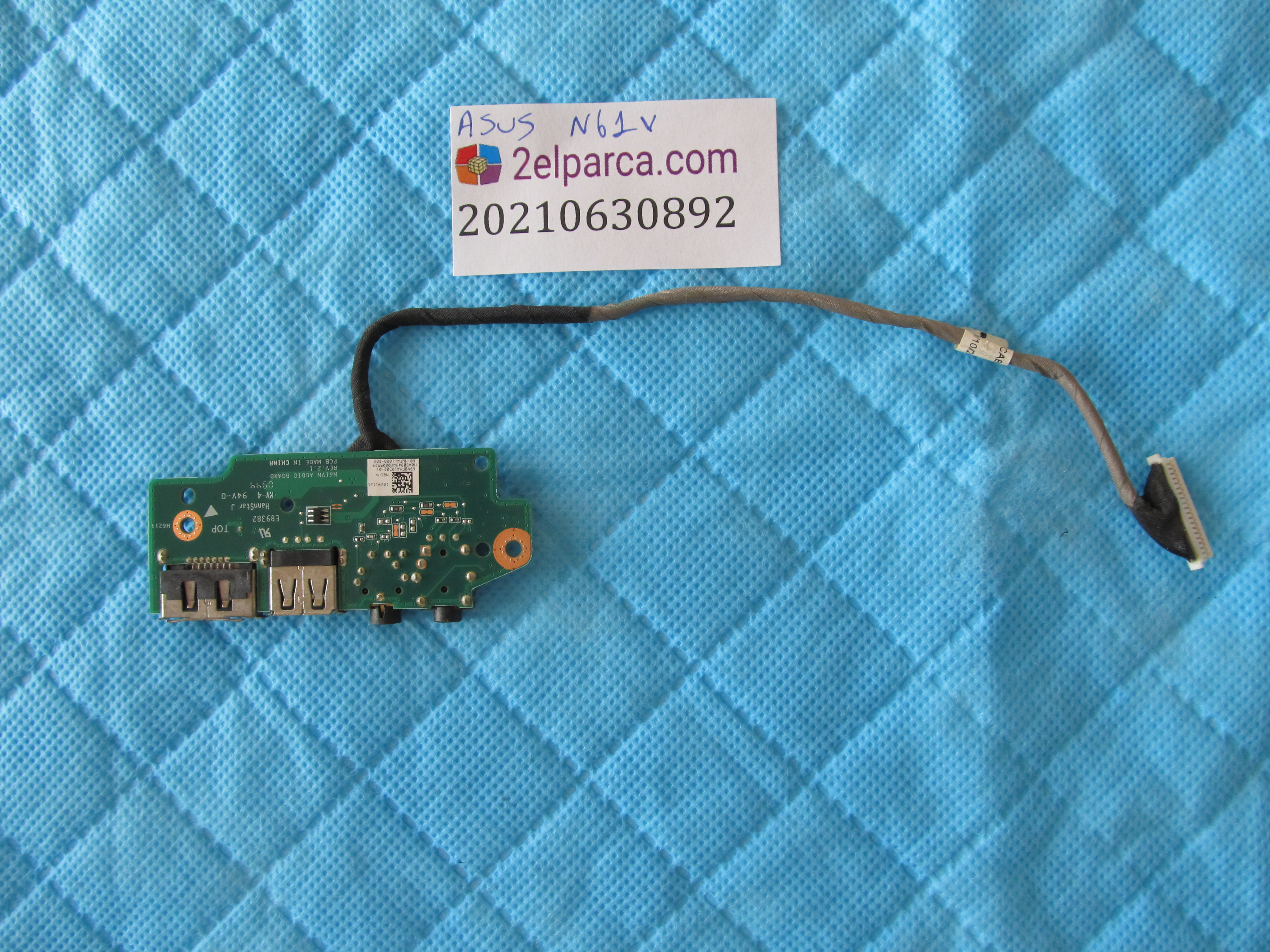 ASUS Asus n61v usb ve ses board kablo  orjinal ürün küçük görsel 2