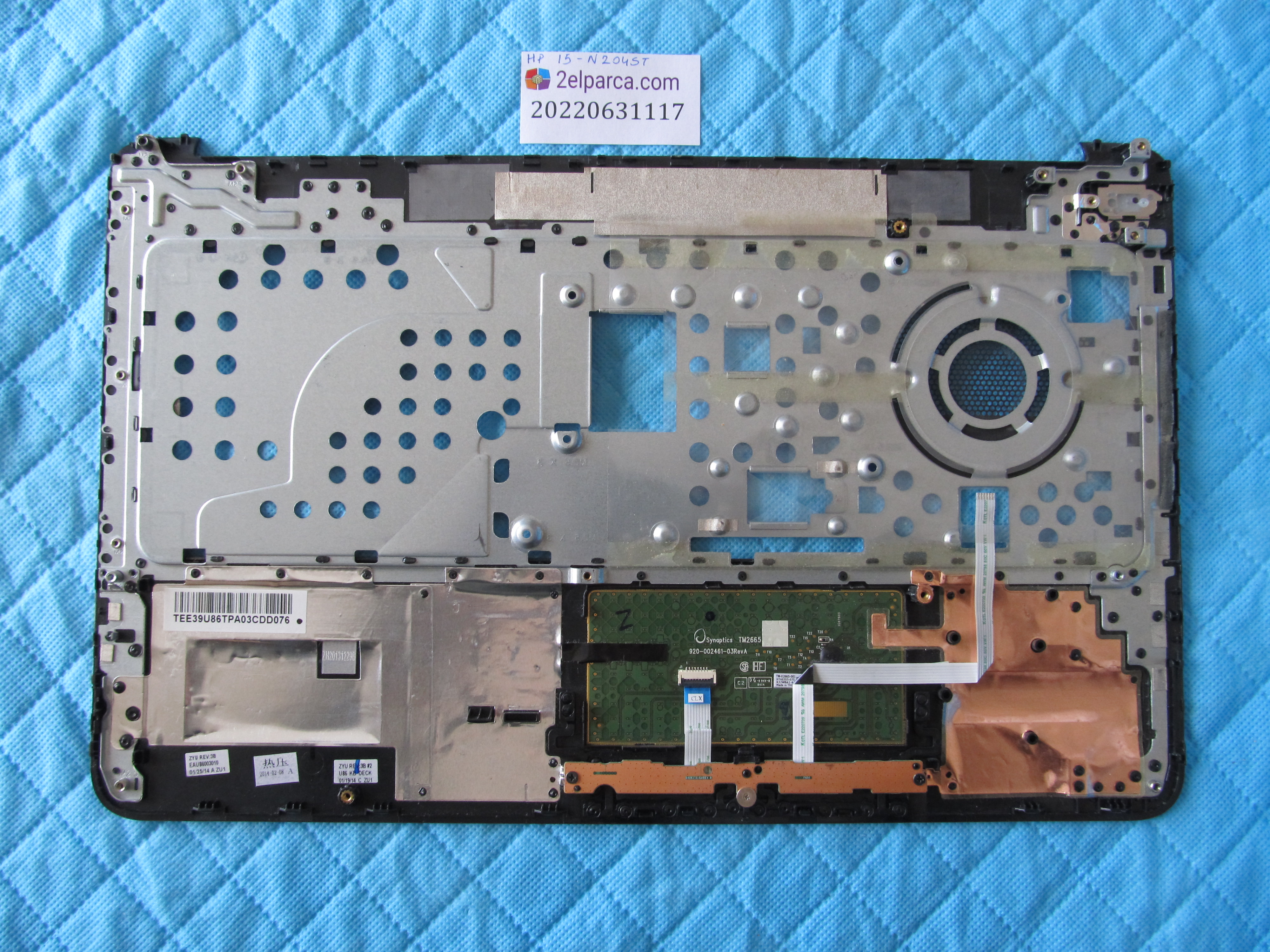 HP Hp 15-n240st üst kasa klavye kasasi orjinal ürün küçük görsel 2