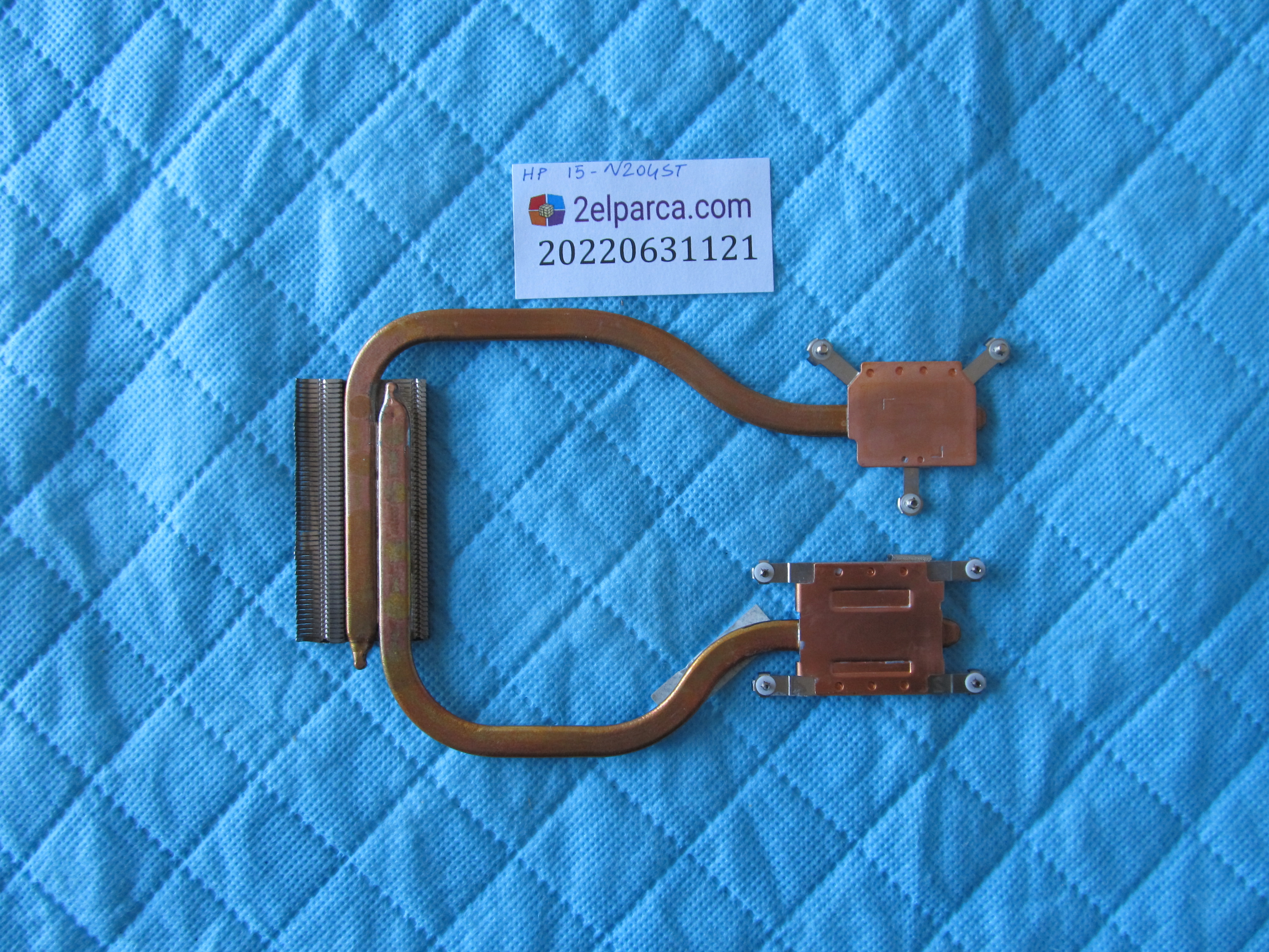 HP Hp 15-n240st soğutucu bakir (heatsink) orjinal ürün küçük görsel 2