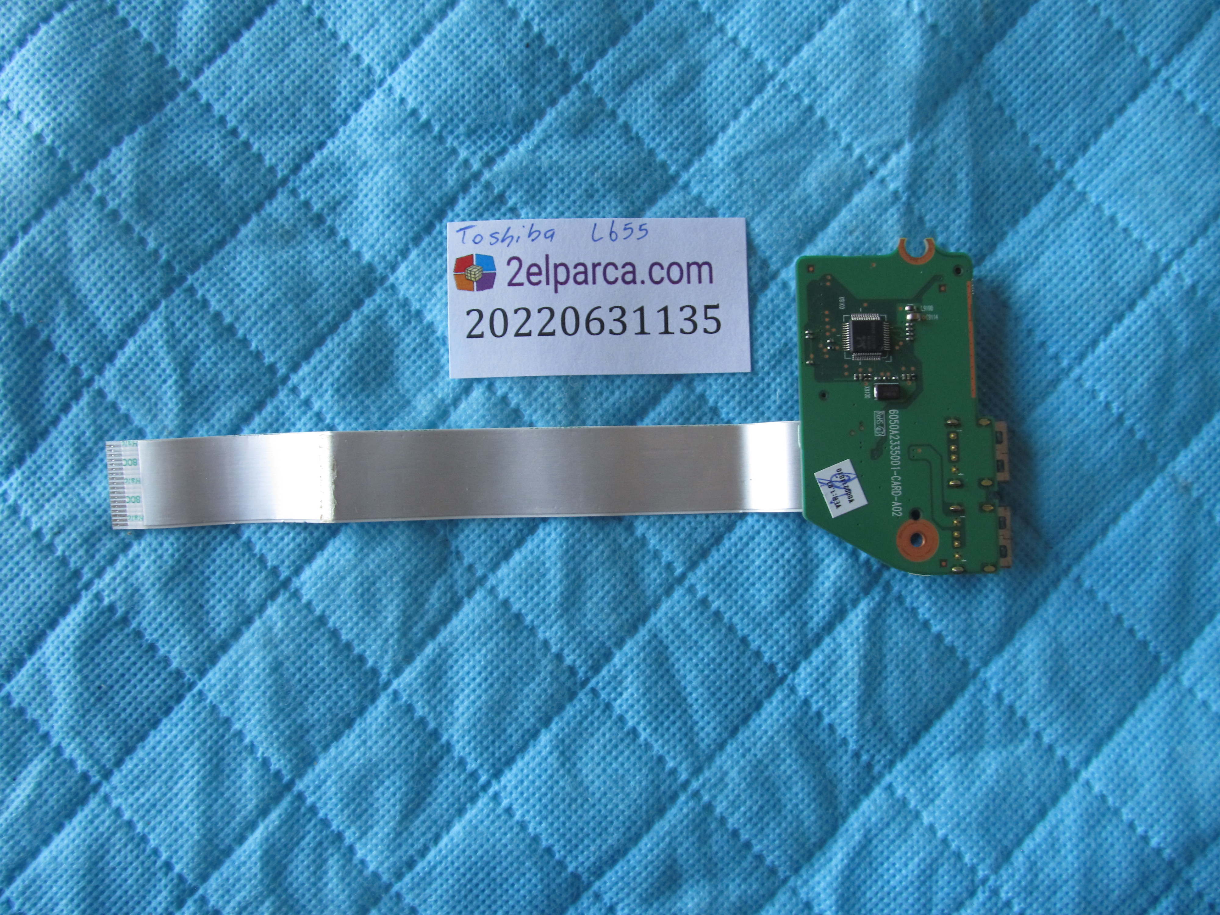 TOSHİBA Toshiba l655 usb ve card reader board flex orjinal ürün küçük görsel 2