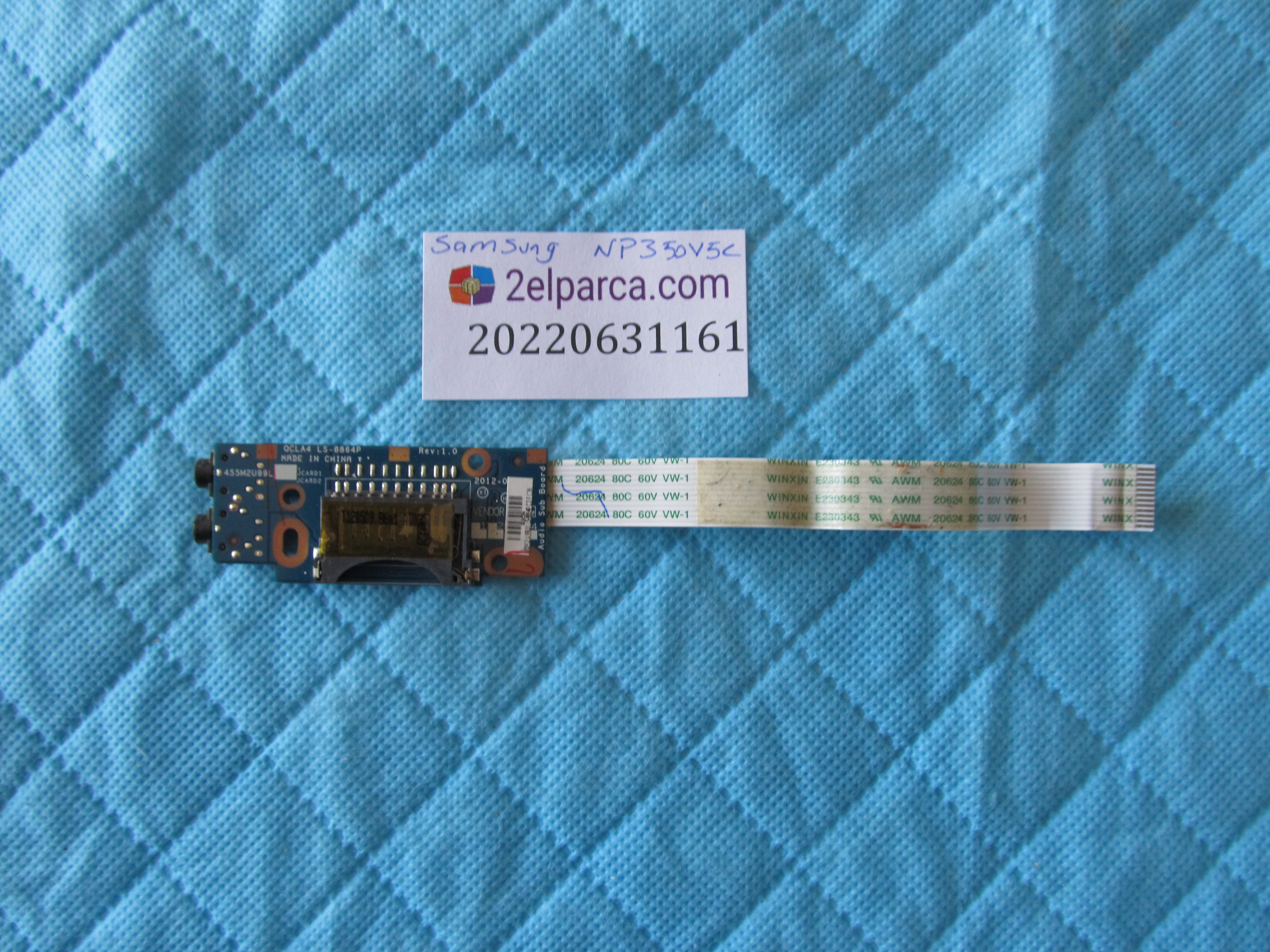 SAMSUNG Samsung np350v5c ses board flex orjinal ürün küçük görsel 2