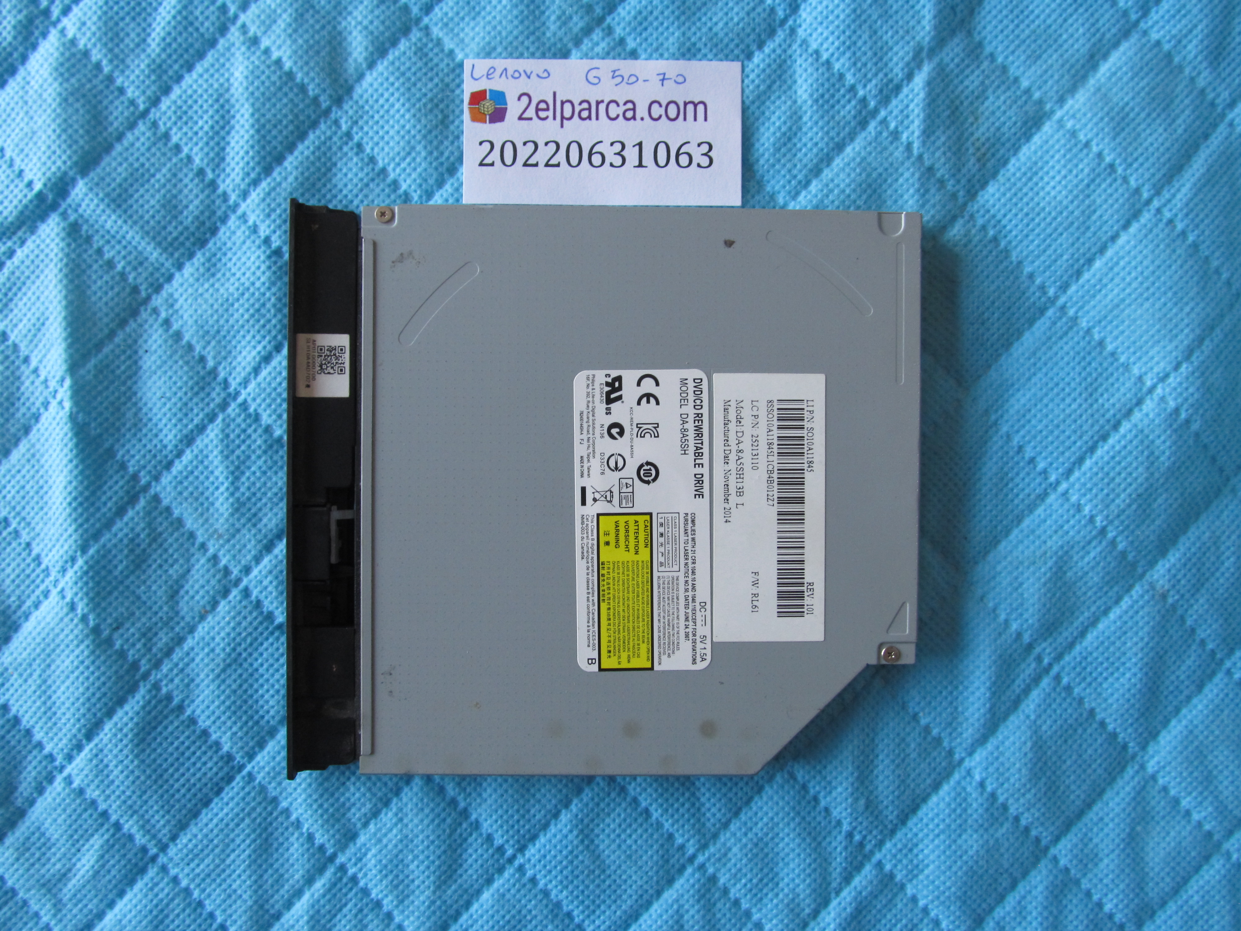 LENOVO Lenovo g50-70 dvd (vidalama yeri eksik) küçük görsel 2