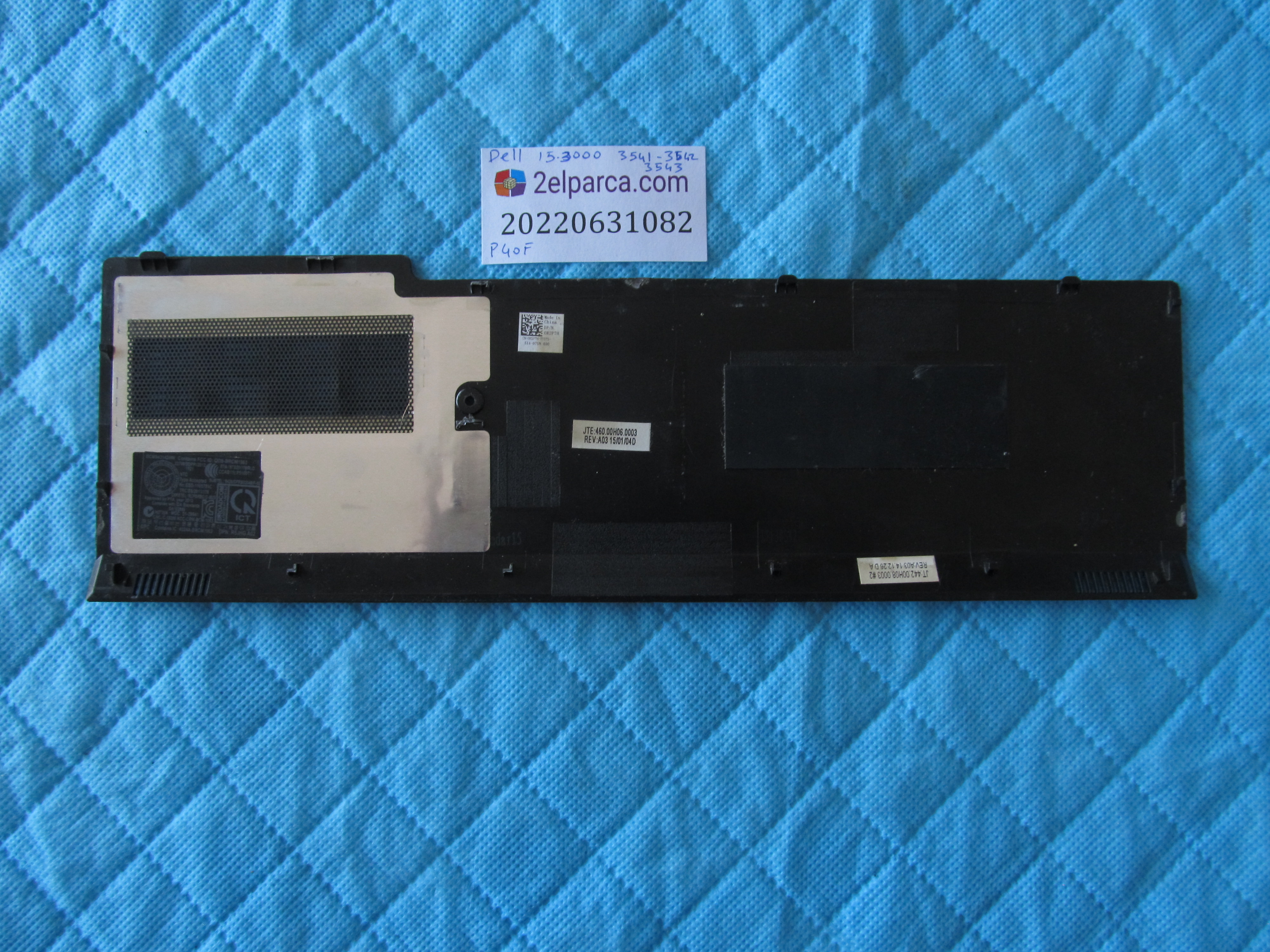 DELL Dell 15-3000 alt kasa kapaği (p40f) orjinal ürün küçük görsel 2