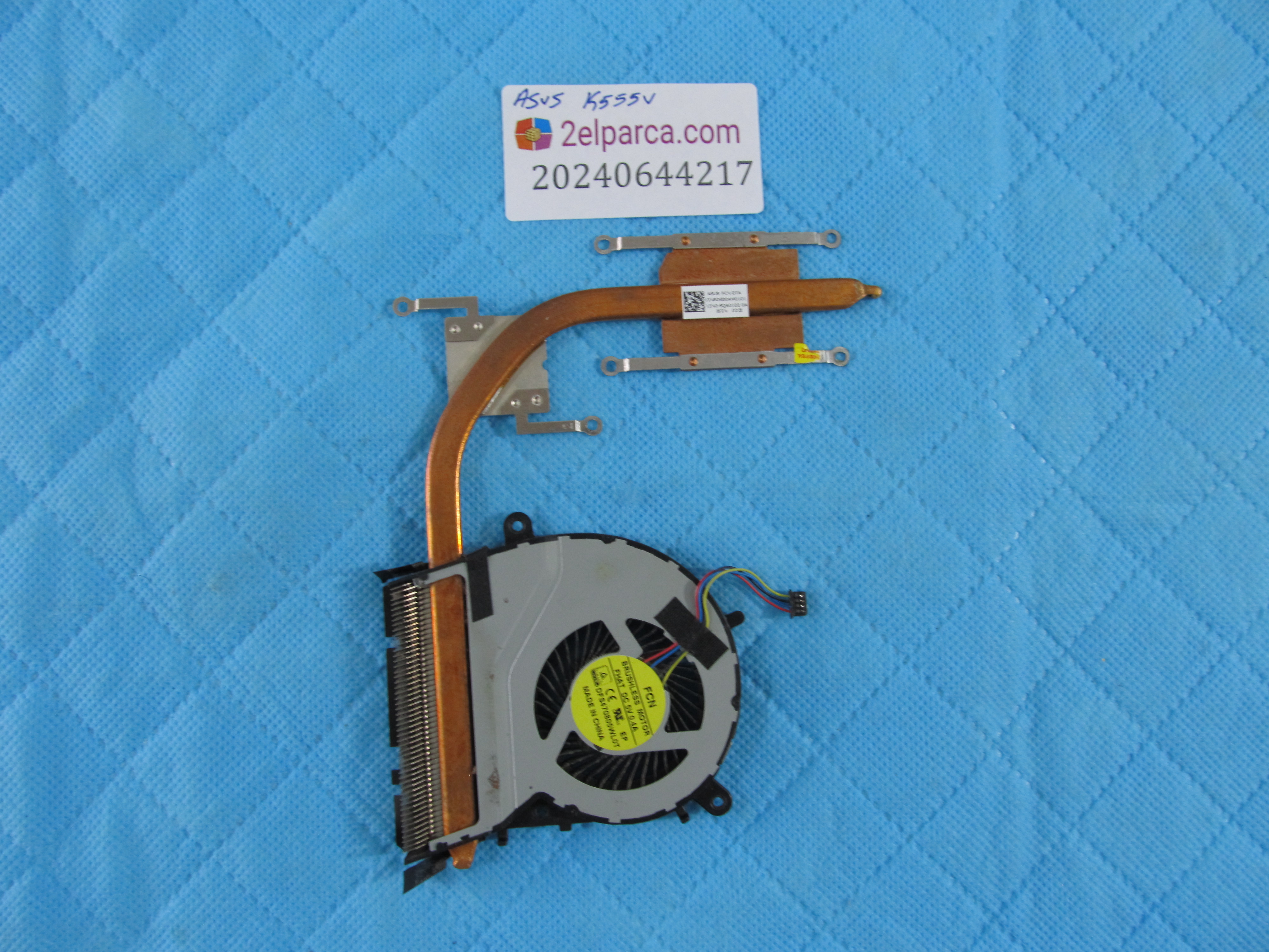 Asus k555u fan bakir soğutucu (heatsink) orjinal ürün