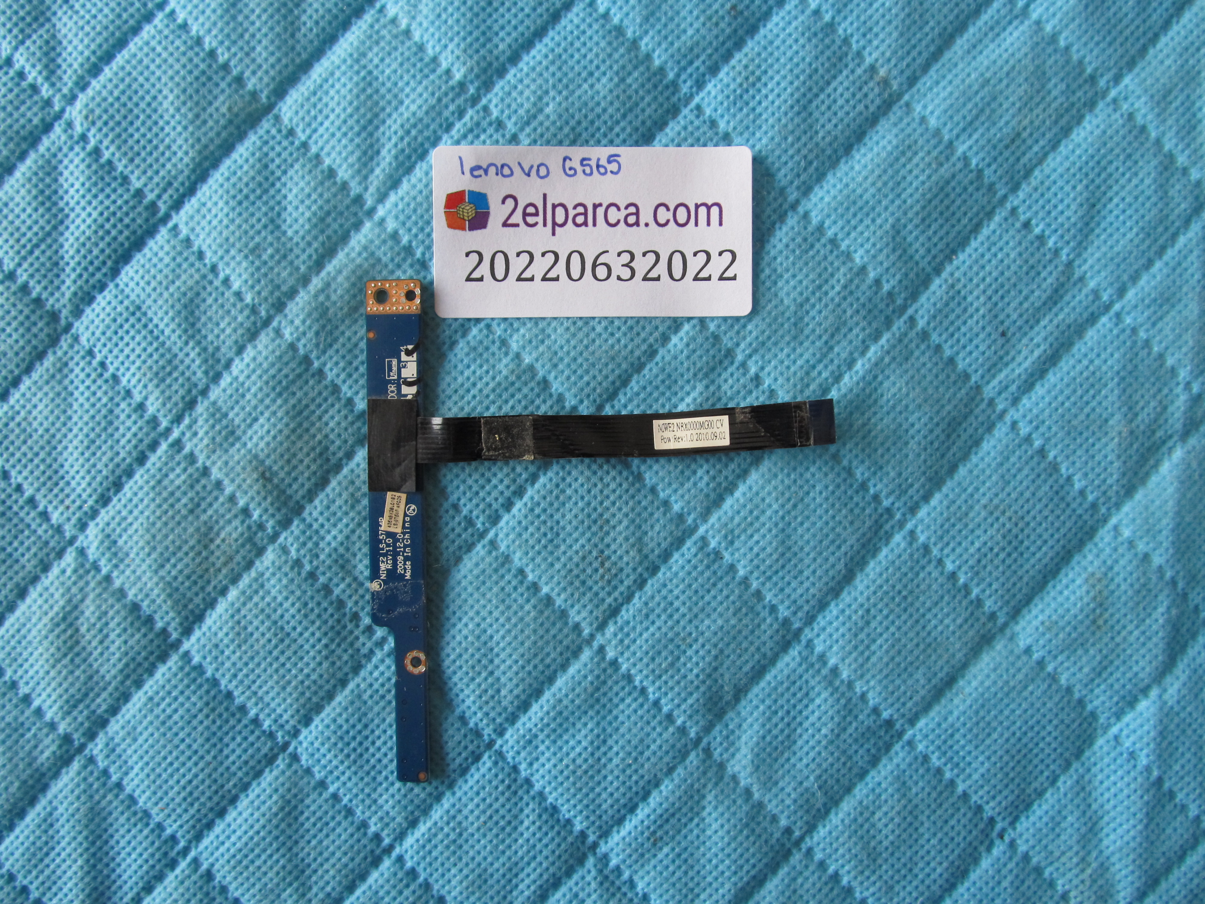 LENOVO Lenovo g565 tetik karti ve panel kontrol flex orjinal ürün küçük görsel 2