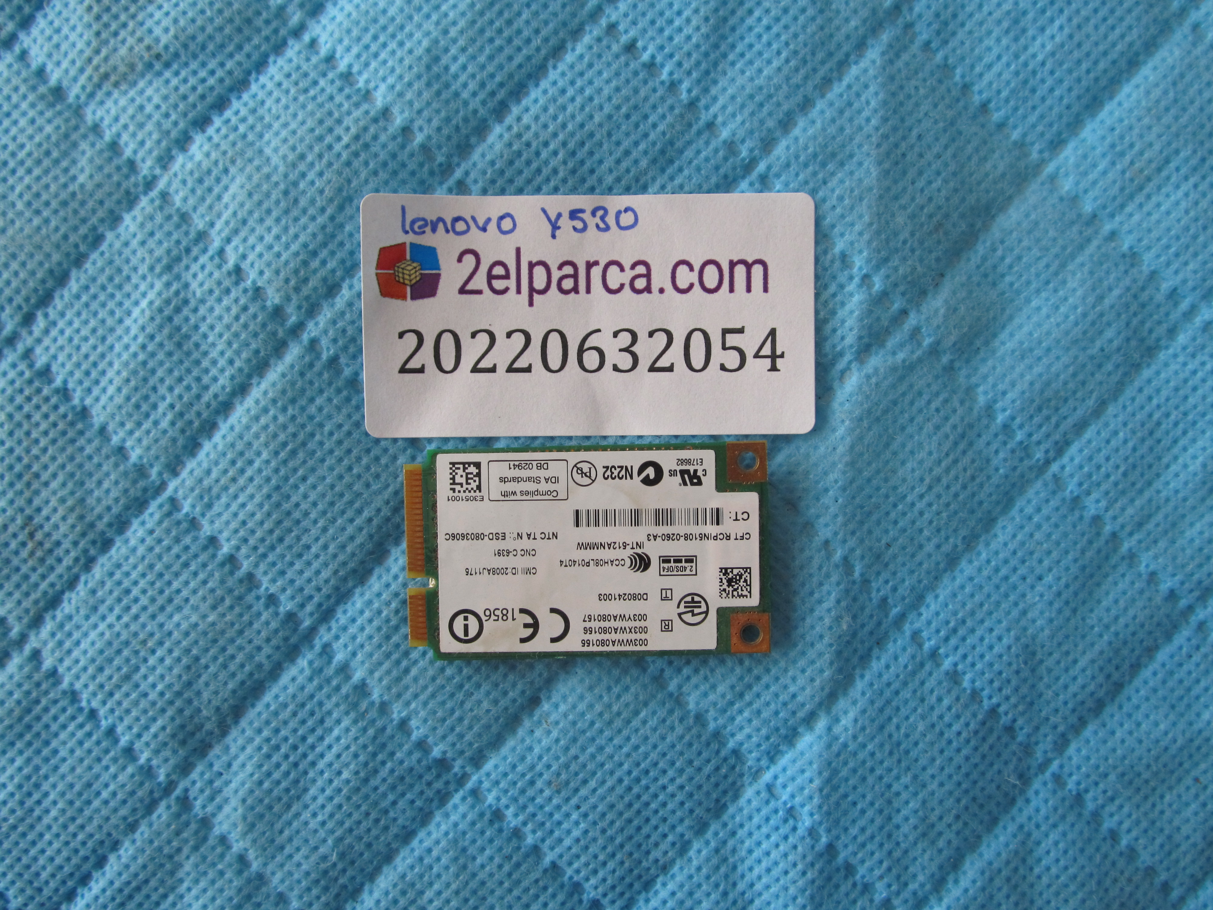 LENOVO Lenovo y530 wifi karti orjinal ürün küçük görsel 2