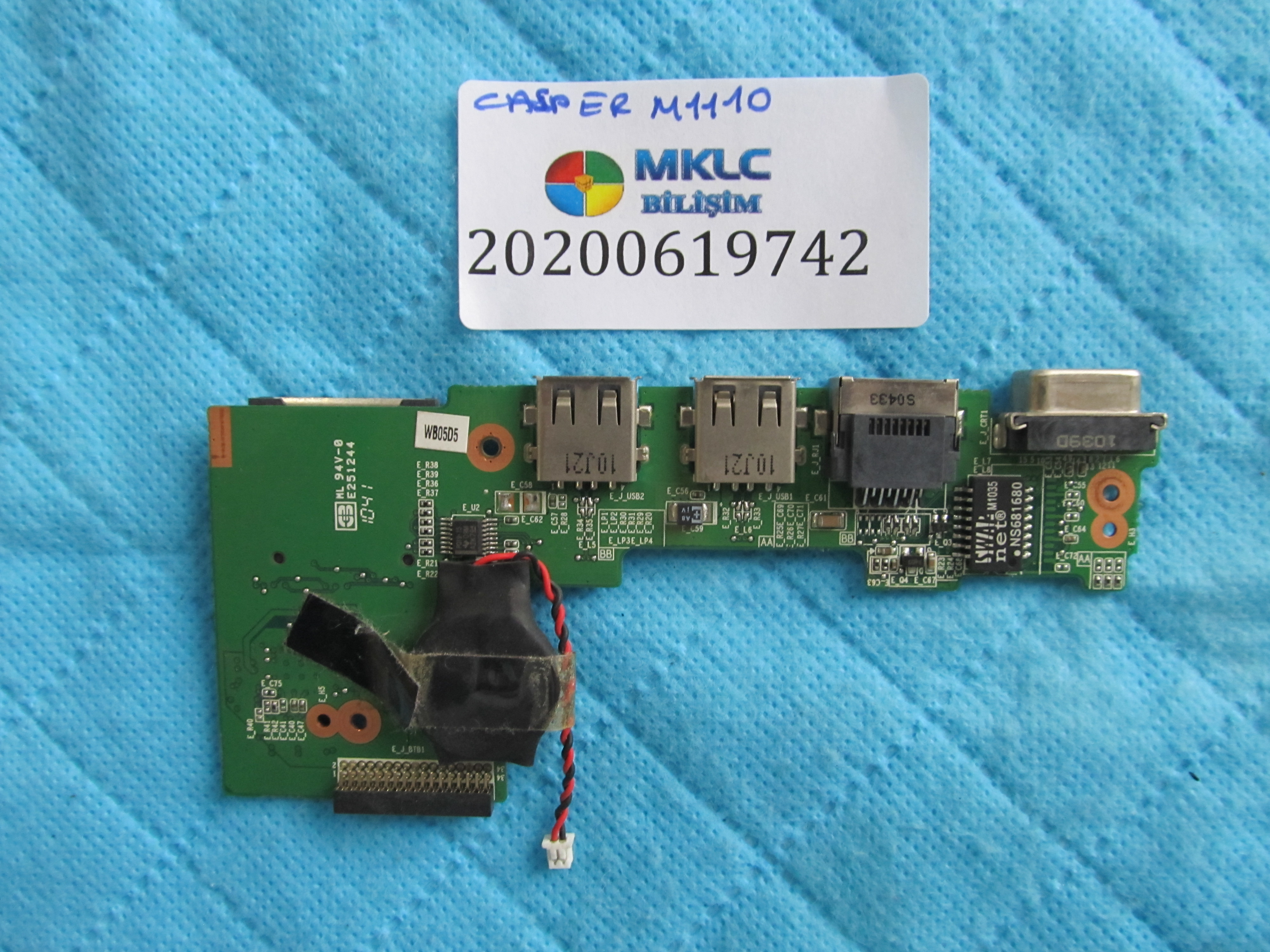 CASPER Casper minibook m1110 usb board küçük görsel 2