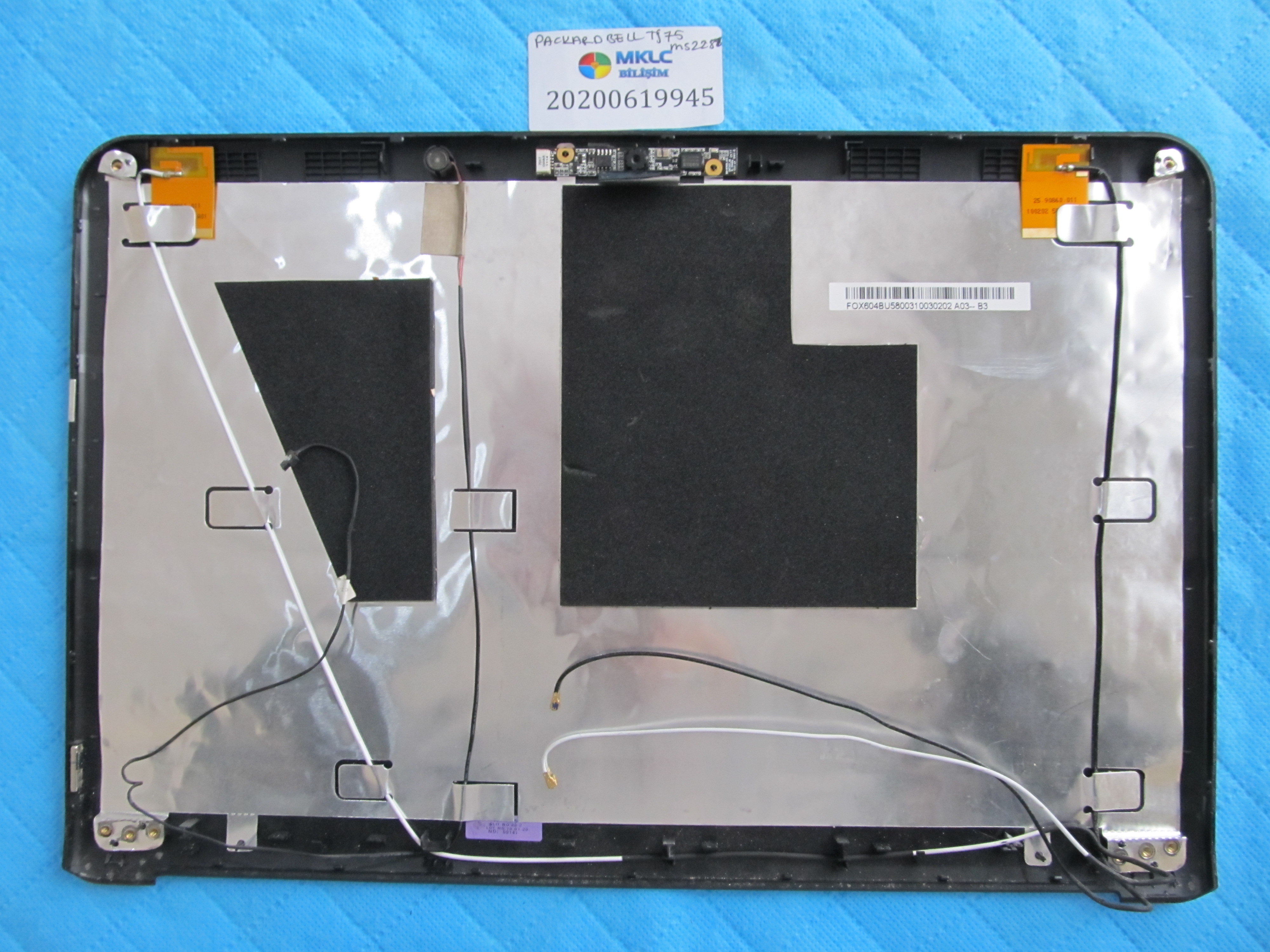 Packard bell ms2288 tj75 ekran arka kapak lcd back cover