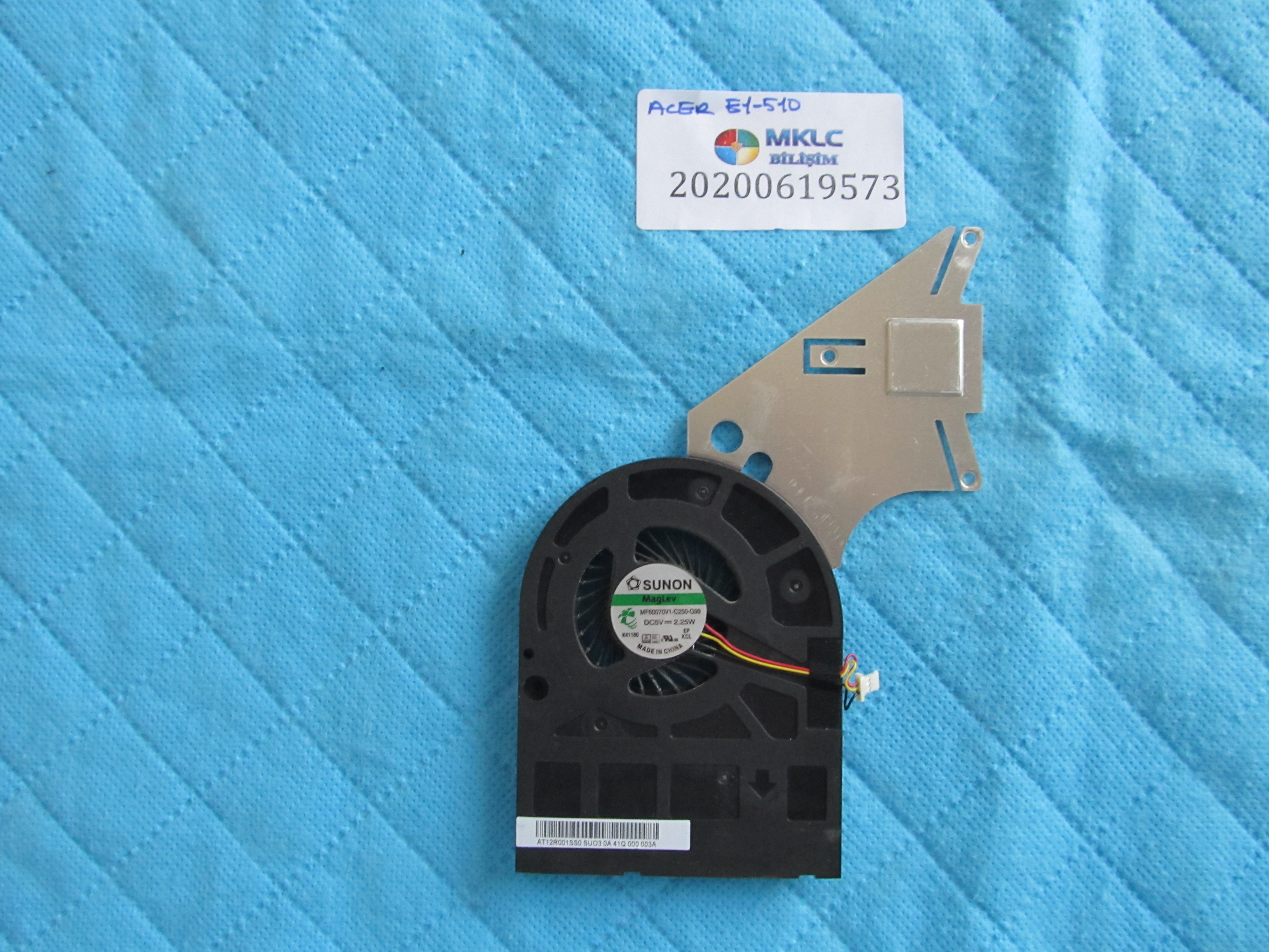 ACER Acer e1-510 fan bakir soğutucu (heatsink) küçük görsel 2