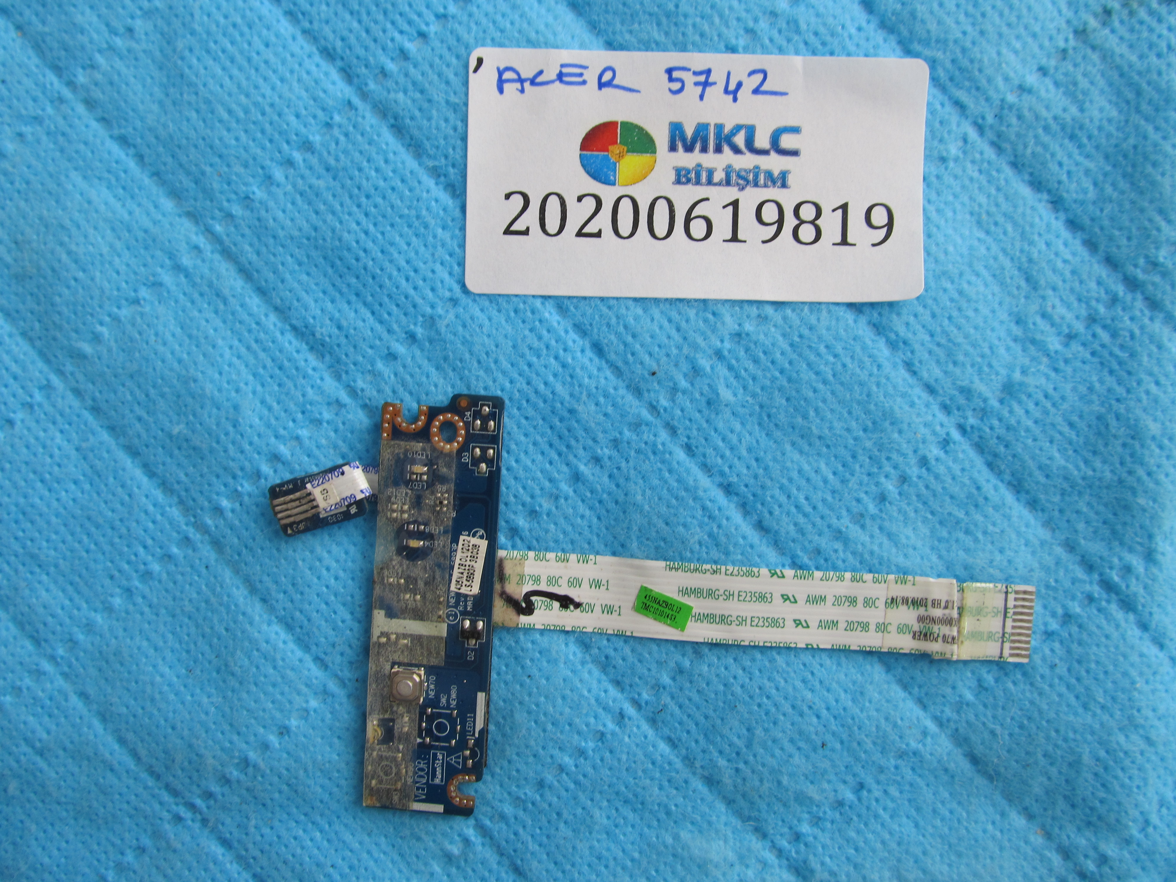 Acer 5742 tetik karti ve flex