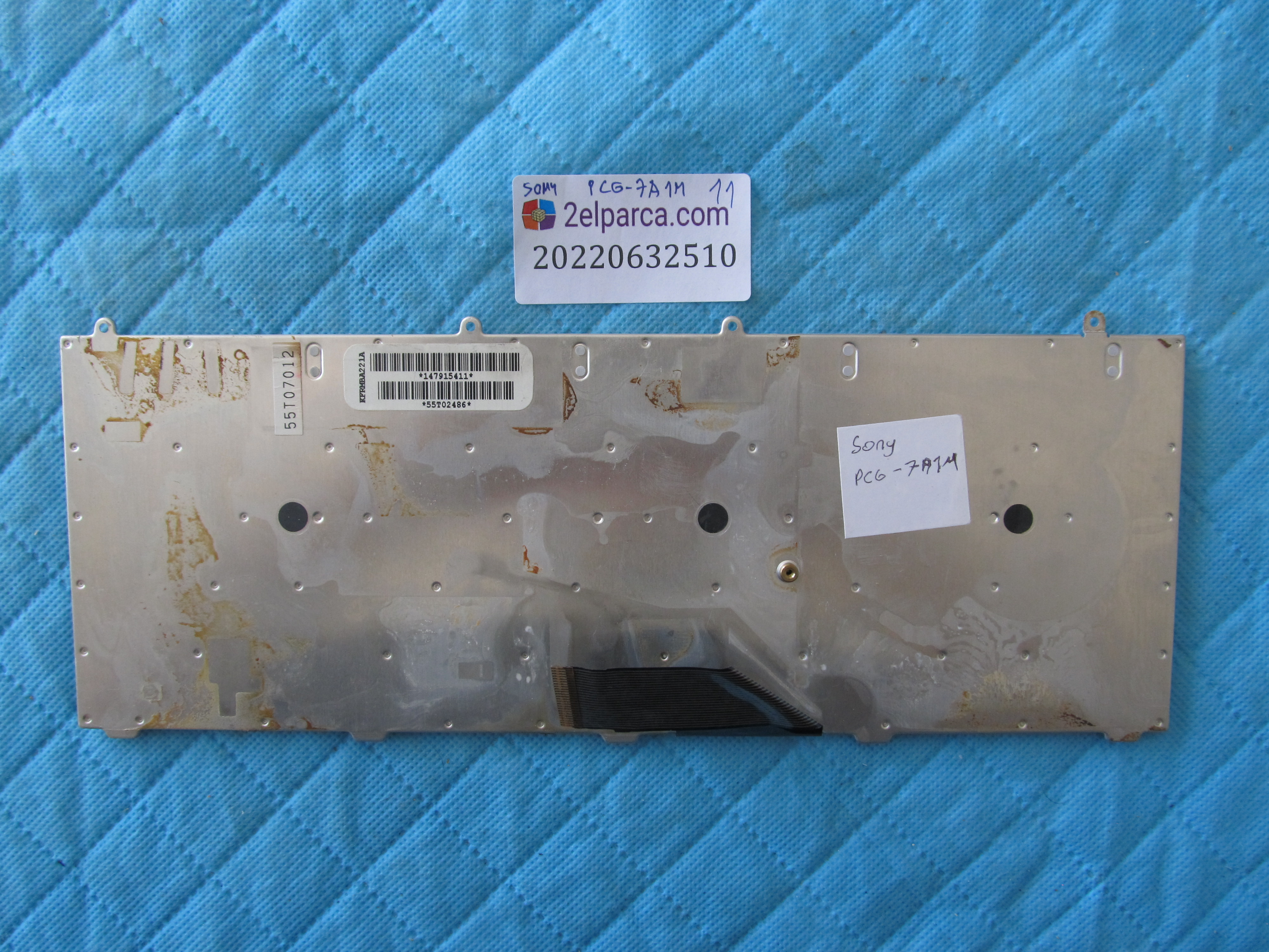 SONY Sony pcg-7a1m klavye beyaz orjinal ürün küçük görsel 2