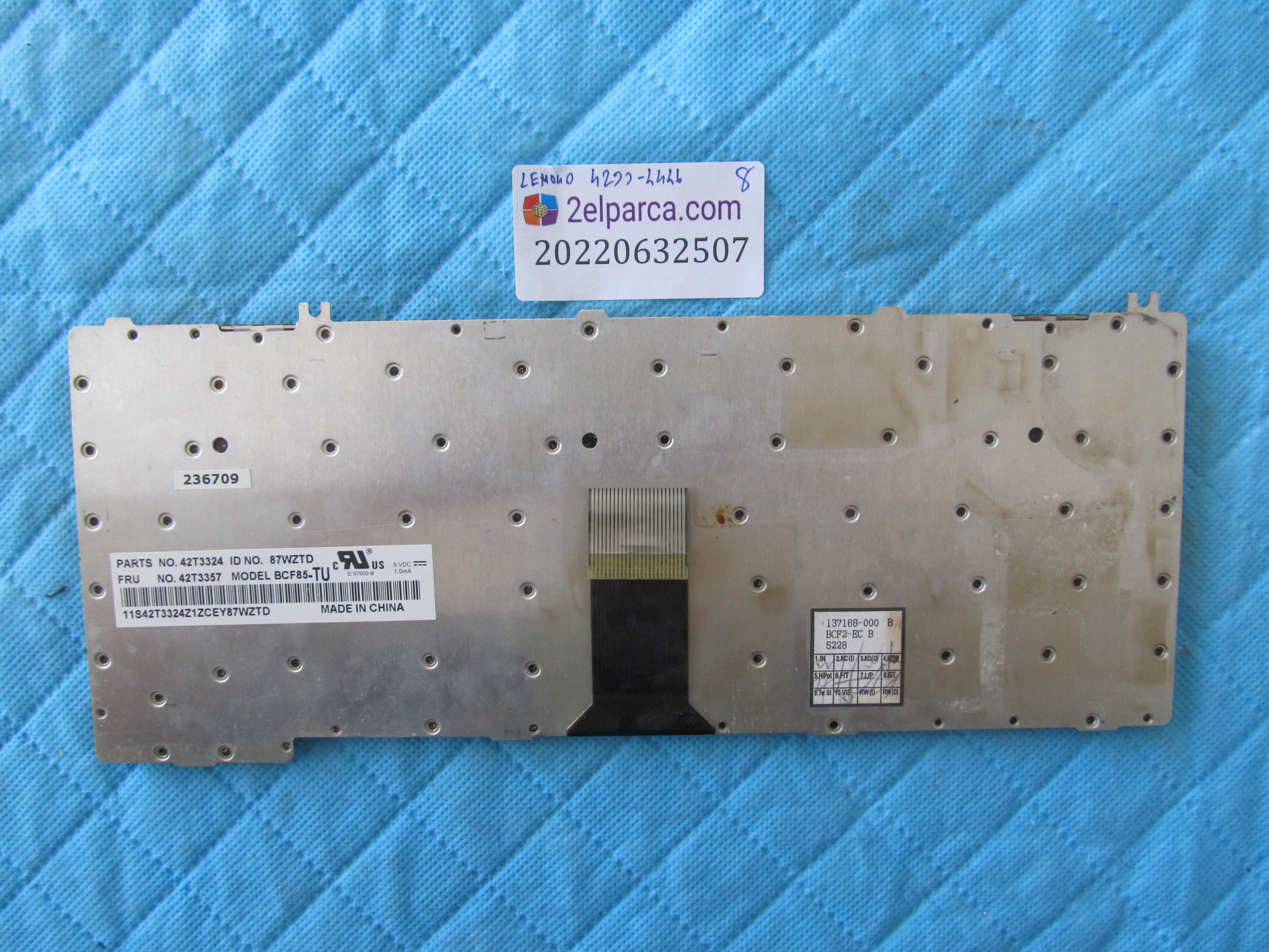 LENOVO Lenovo 4233 klavye 4446 orjinal ürün küçük görsel 2