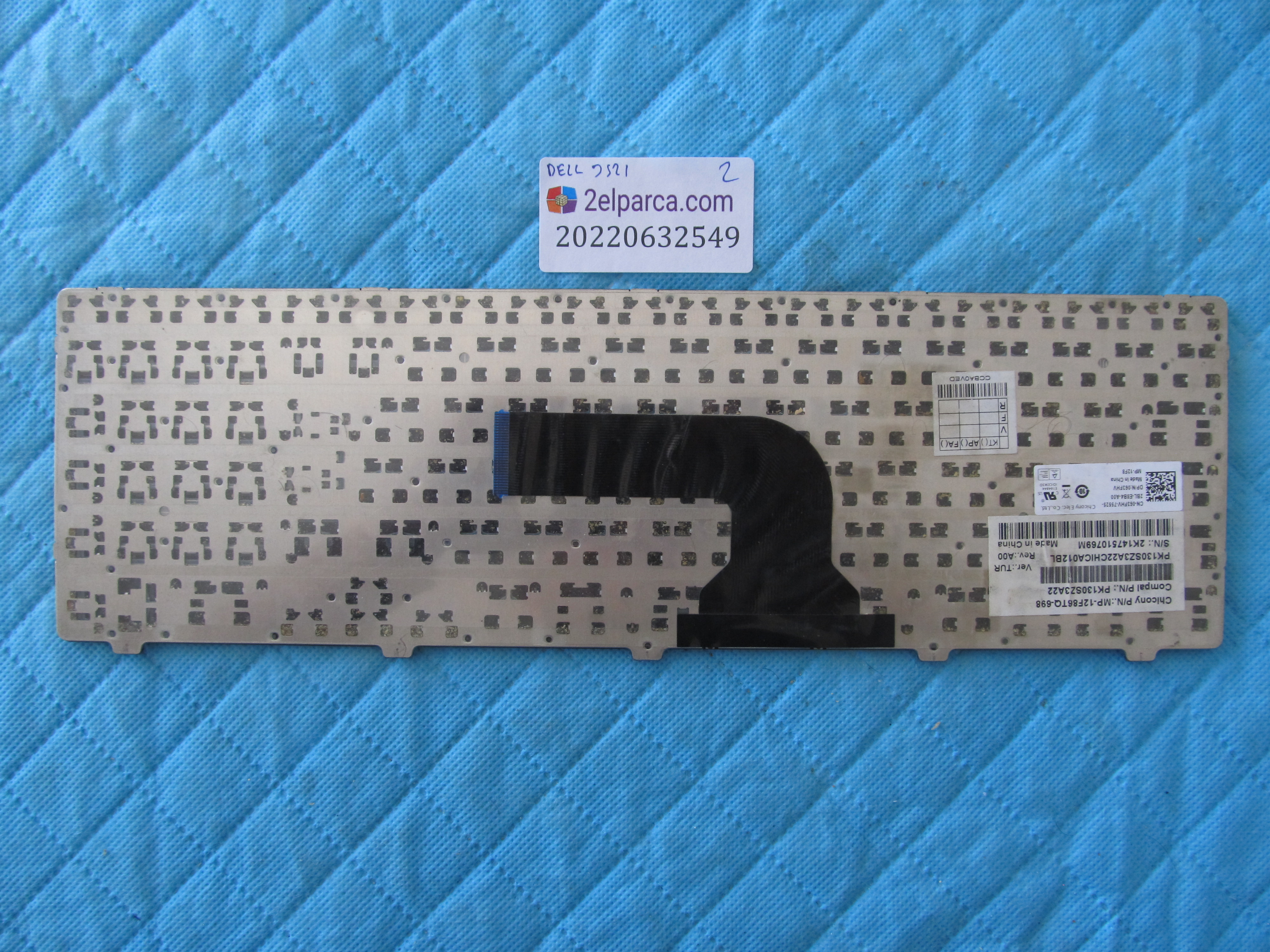 DELL Dell 5521 klavye 3521 orjinal ürün küçük görsel 2