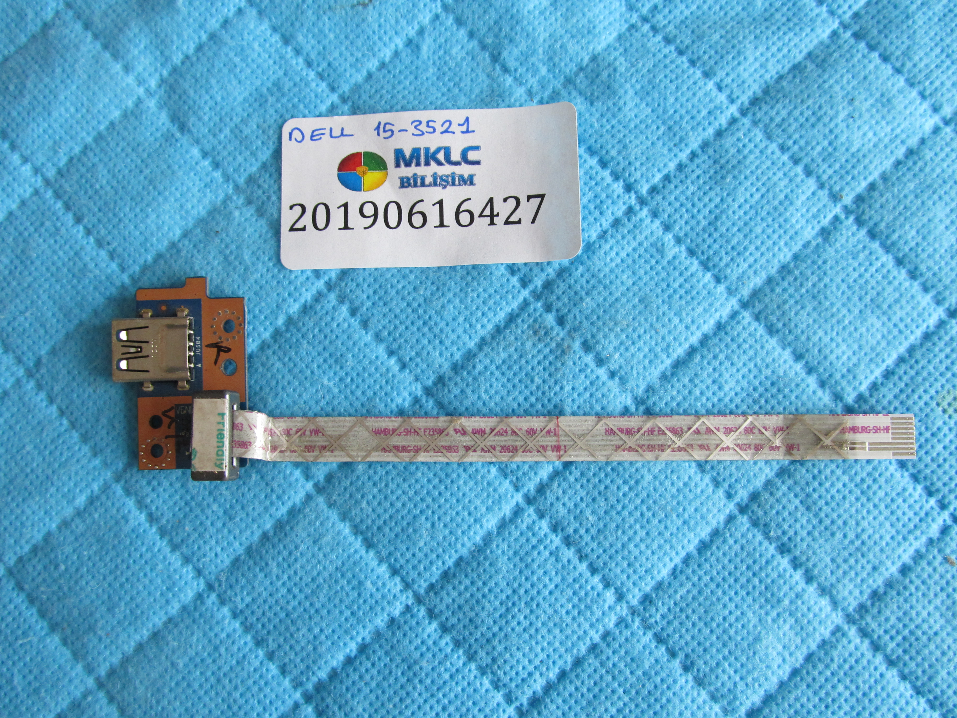 Dell 15-3521 usb port flex orjinal ürün