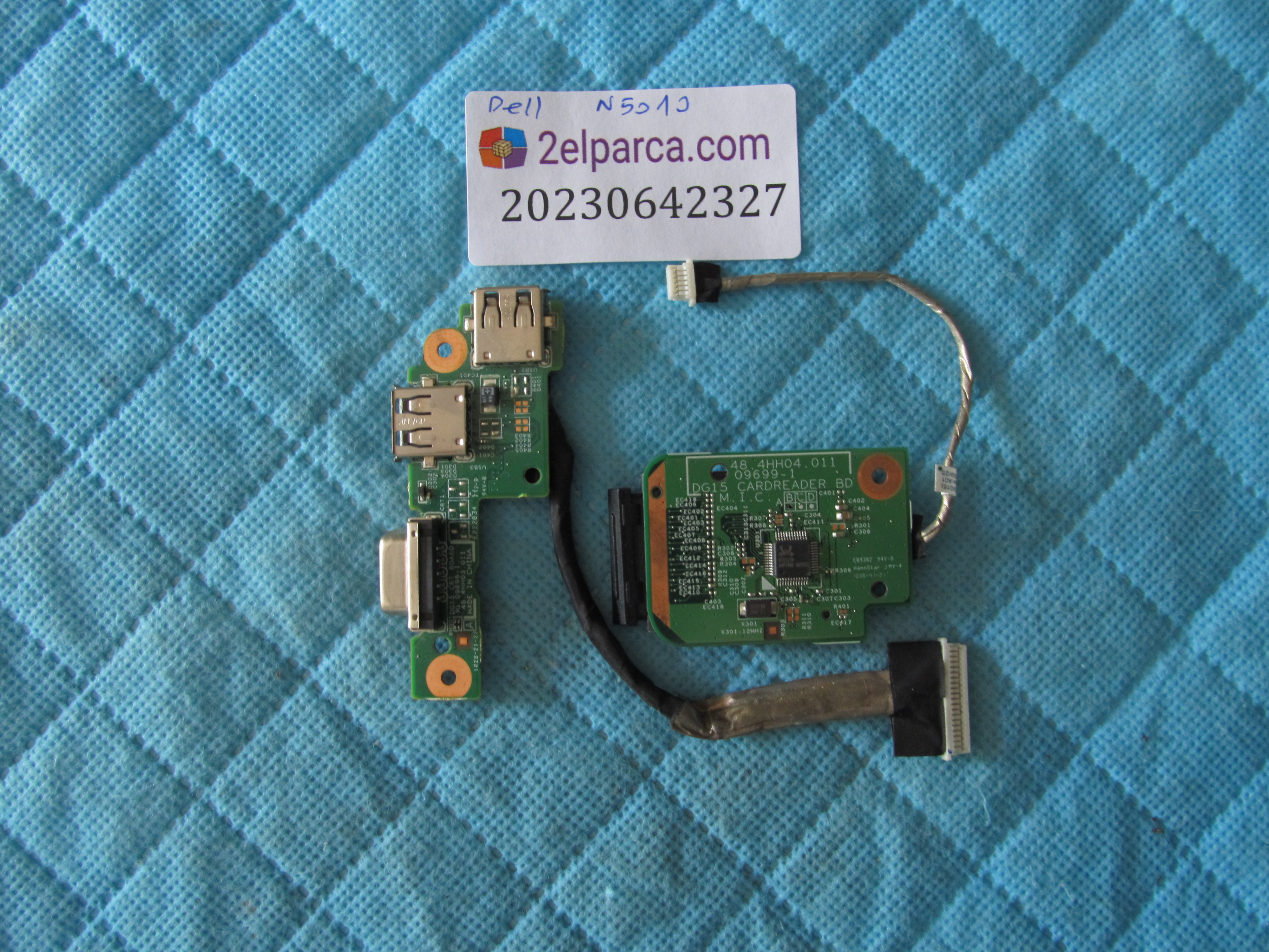 DELL Dell n5010 usb vga port flex kart okuyucu orjinal ürün küçük görsel 2