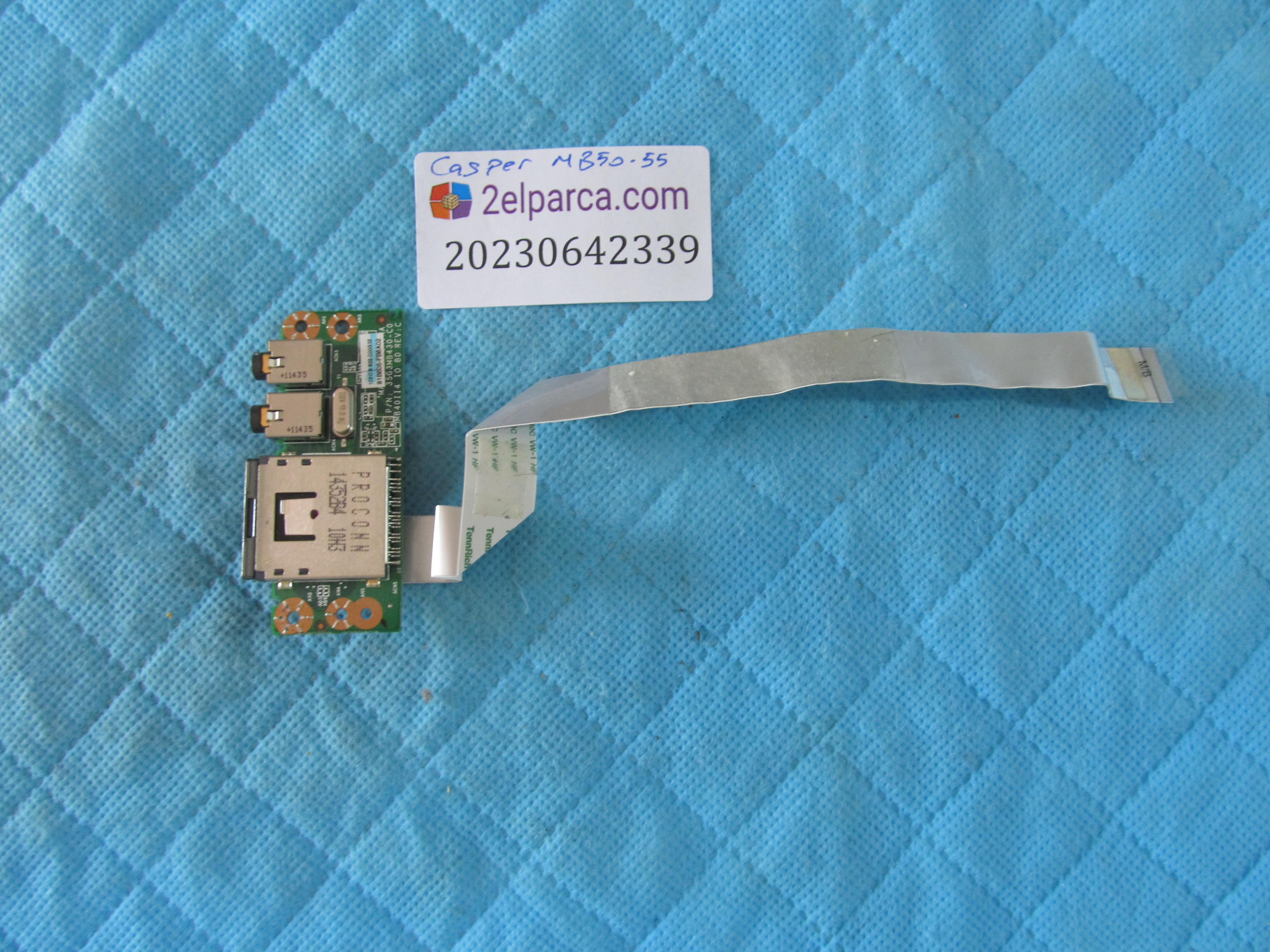 CASPER Casper mb50-55 usb ses ve kart okuyucu board flex orjinal ürün küçük görsel 2