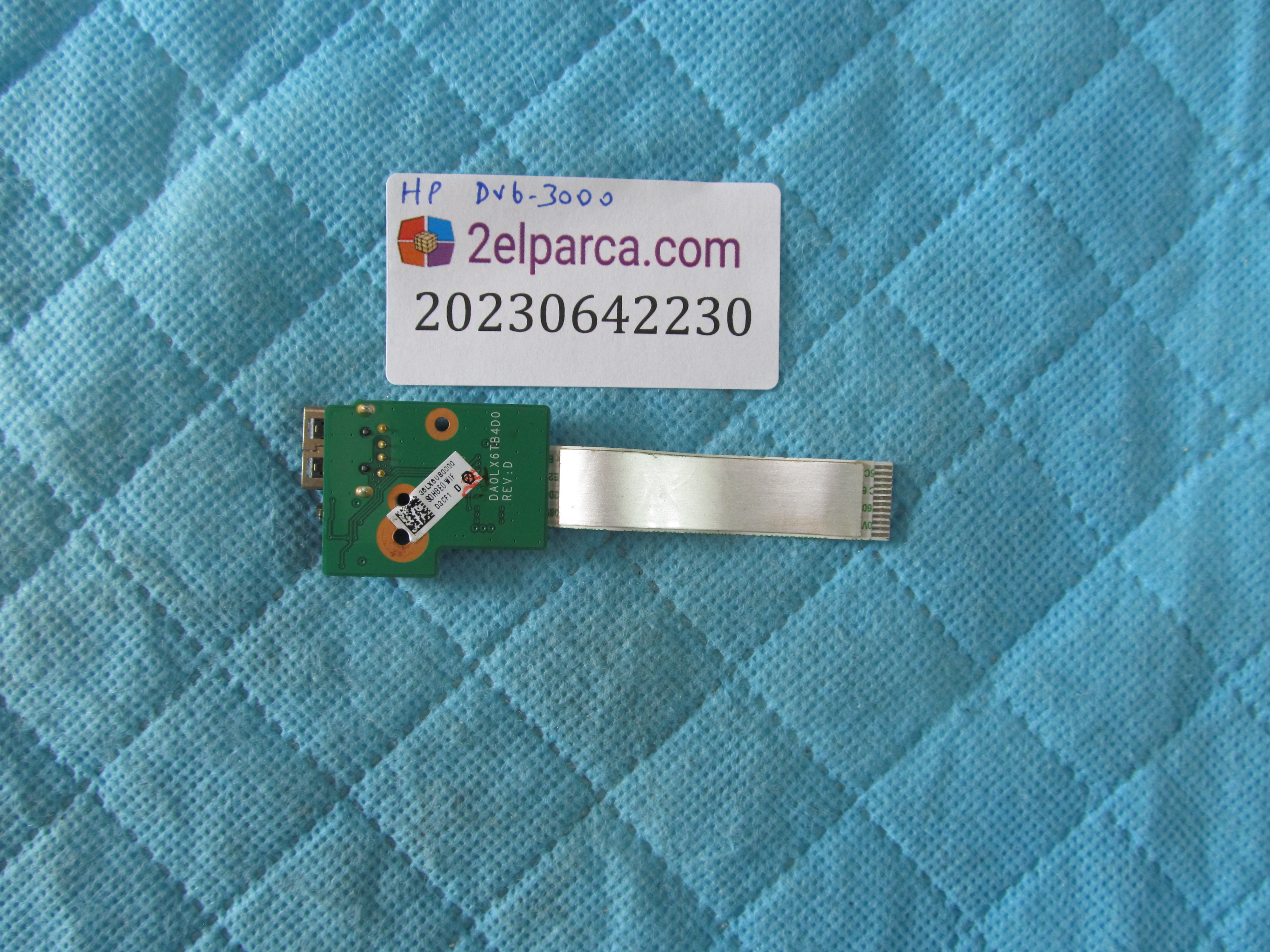 Hp dv6-3000 usb port flex orjinal ürün