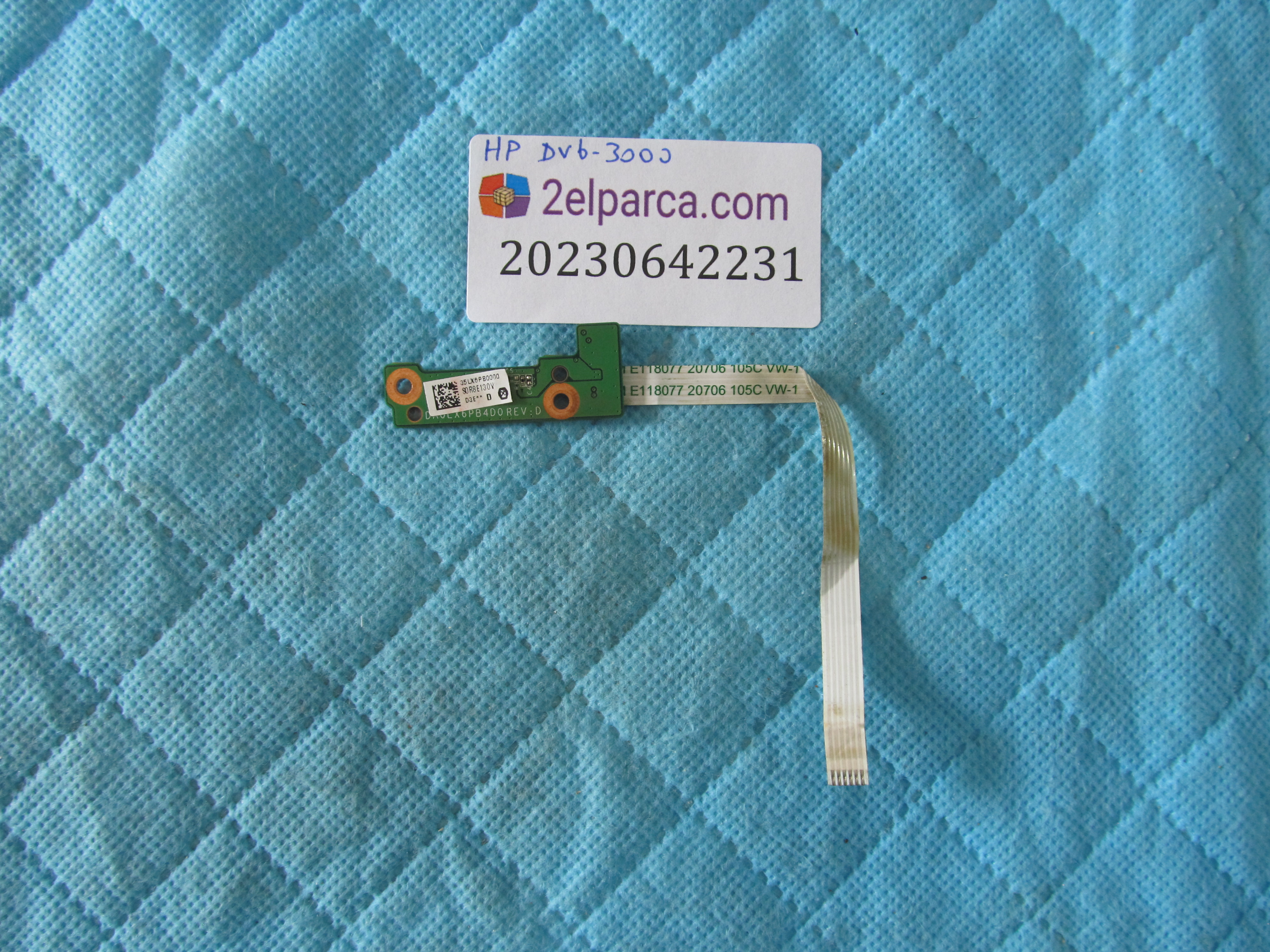 Hp dv6-3000 tetik karti ve flex orjinal ürün
