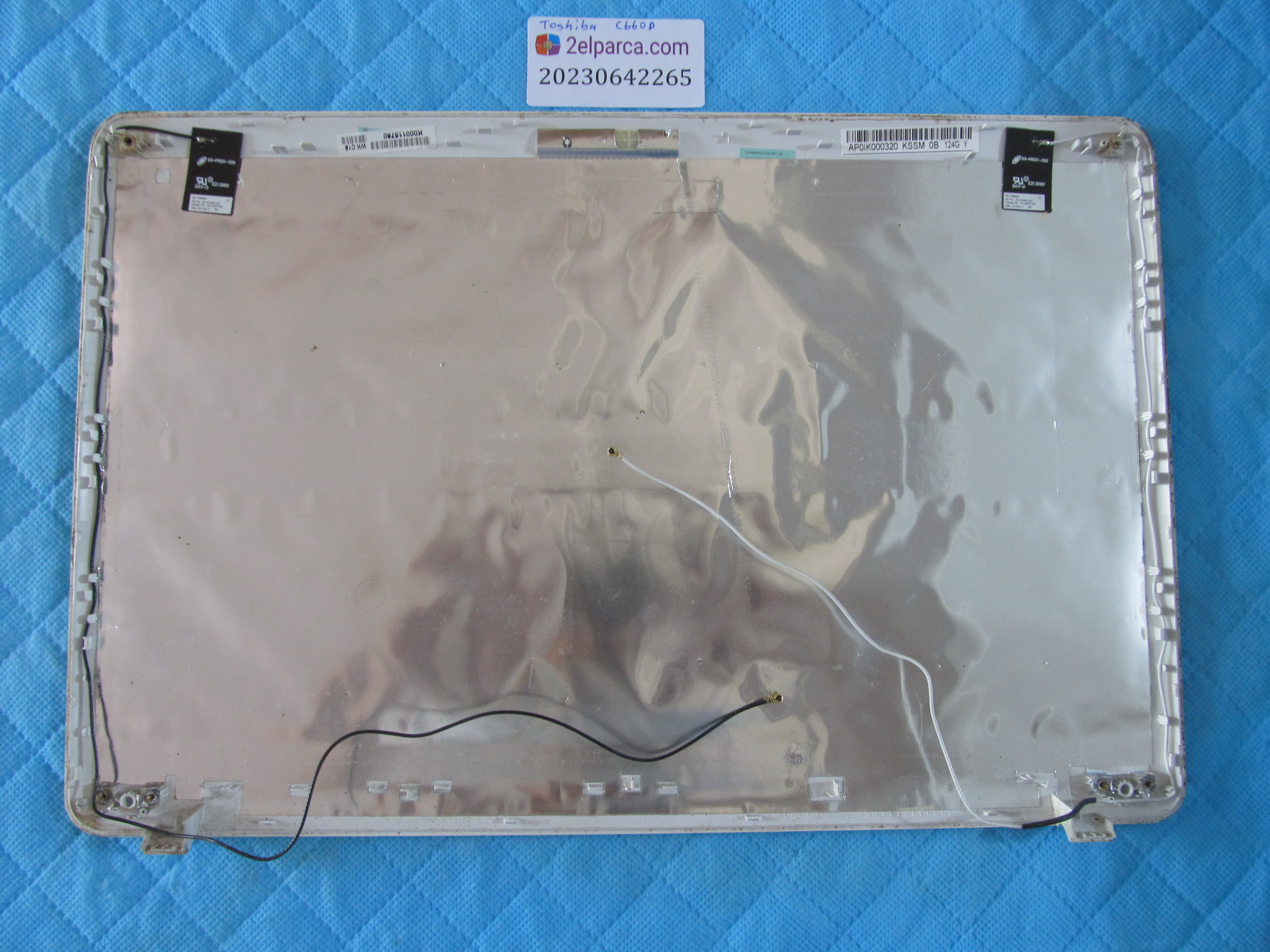 TOSHİBA Toshiba c660d ekran arka kapak lcd back cover küçük görsel 2