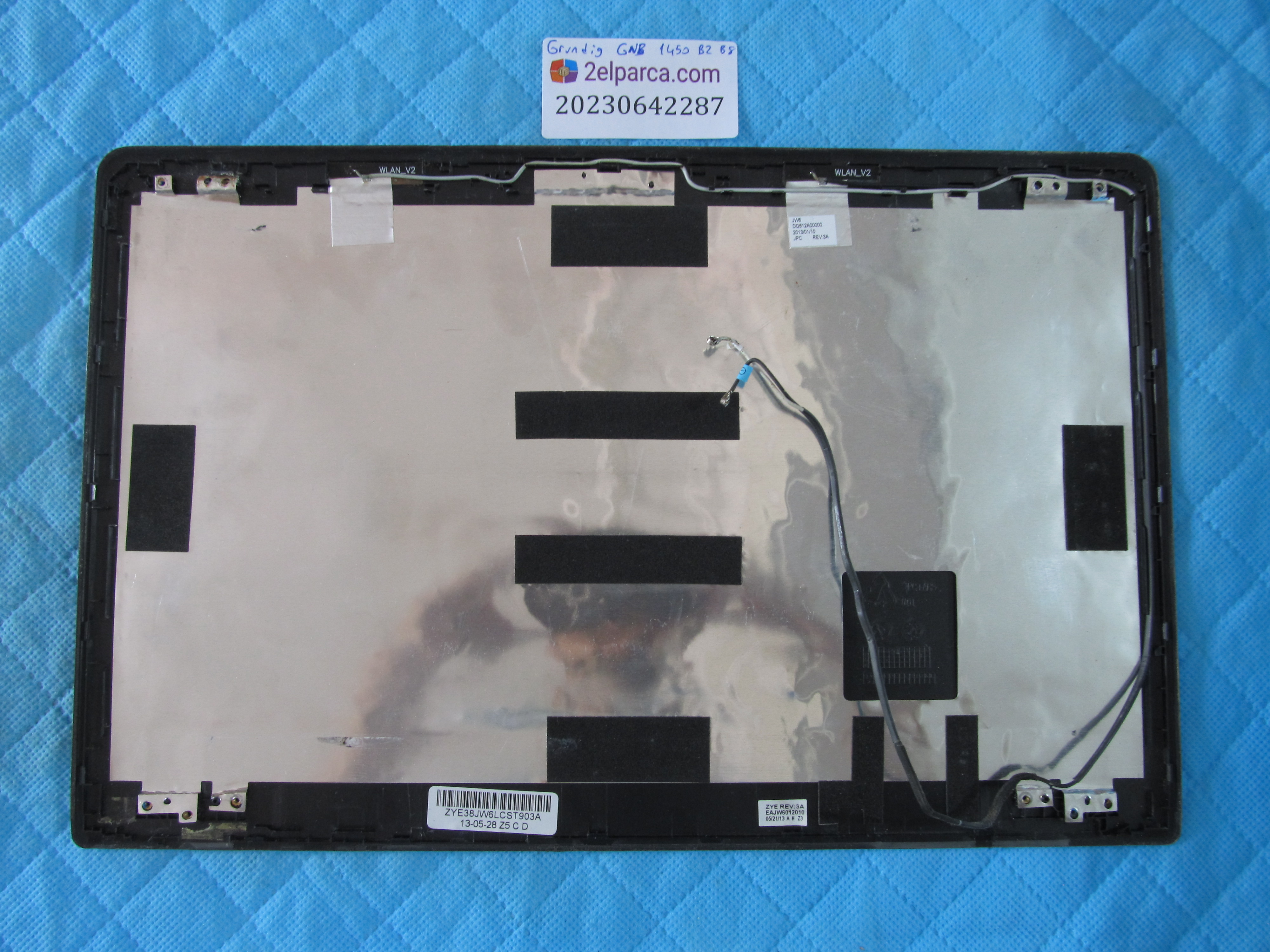 GRUNDİG Grundig gnb 1450 b2 b8 arka kapak lcd back cover orjinal ürün küçük görsel 2