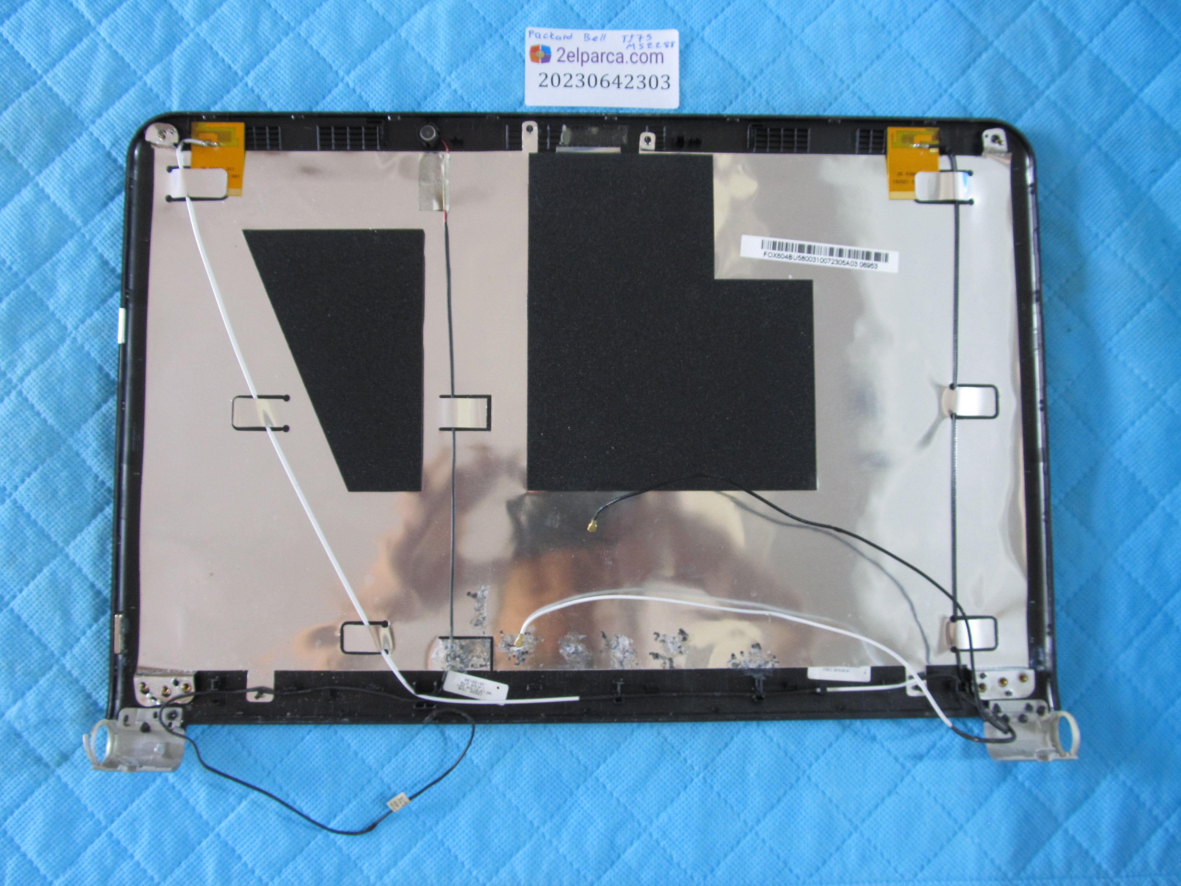 Packard bell tj75 ekran arka kapak lcd back cover orijinal ürün